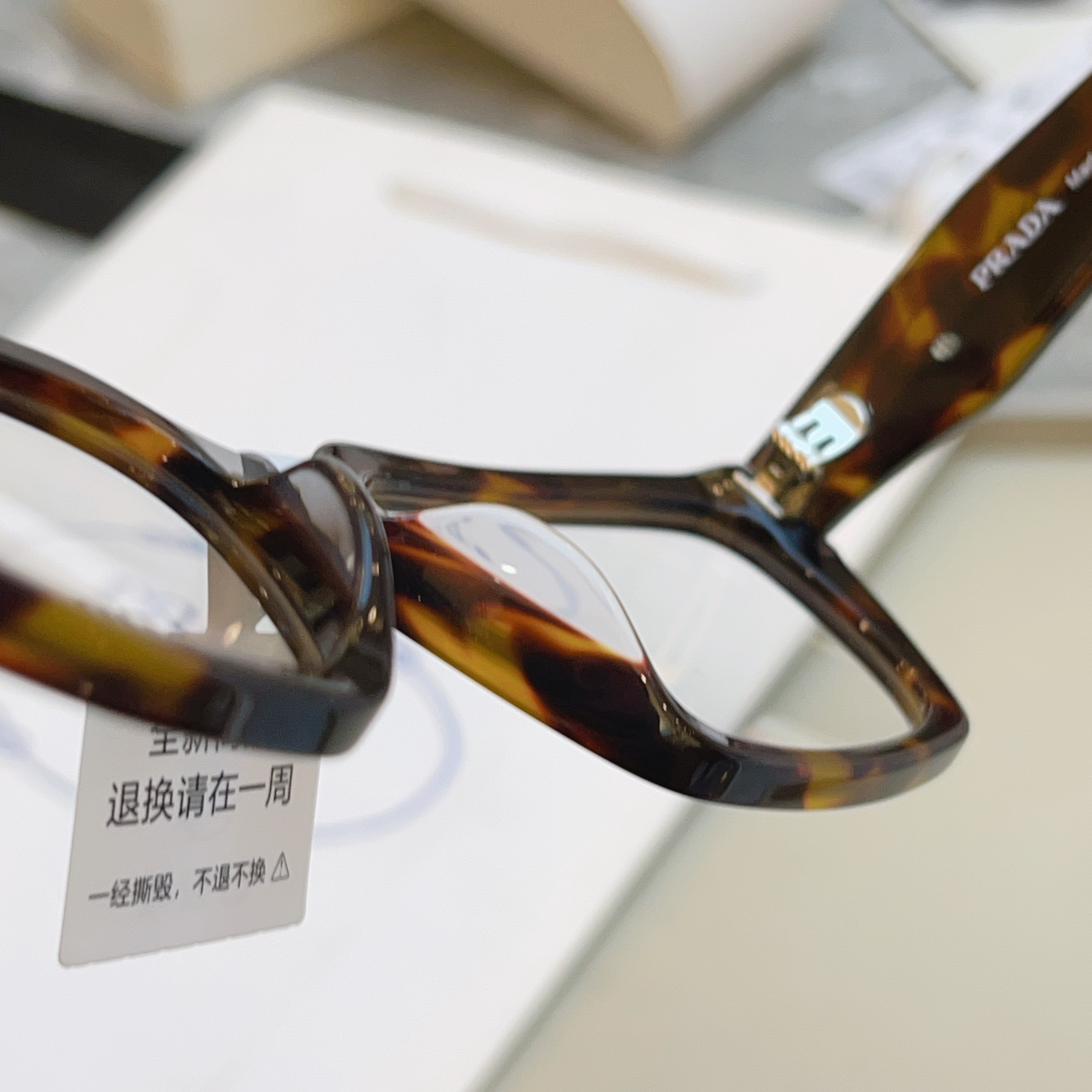 ，【PRAD*】普拉*达新款眼镜架👓，MODEL：OPR OD05V-F，SIZE：53口17-140