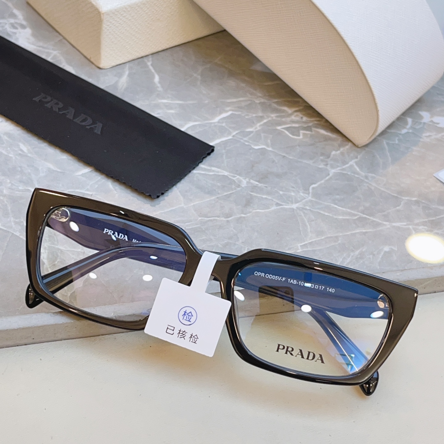 ，【PRAD*】普拉*达新款眼镜架👓，MODEL：OPR OD05V-F，SIZE：53口17-140