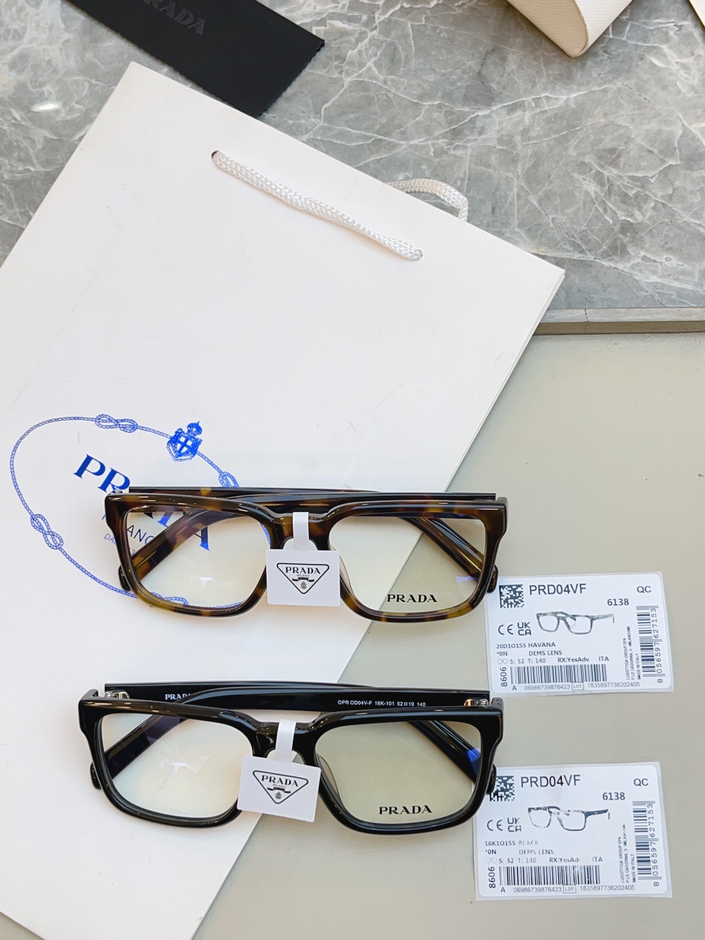 ，【PRAD*】普拉*达新款眼镜架👓，MODEL：OPR OD04V-F，SIZE：53口18-140