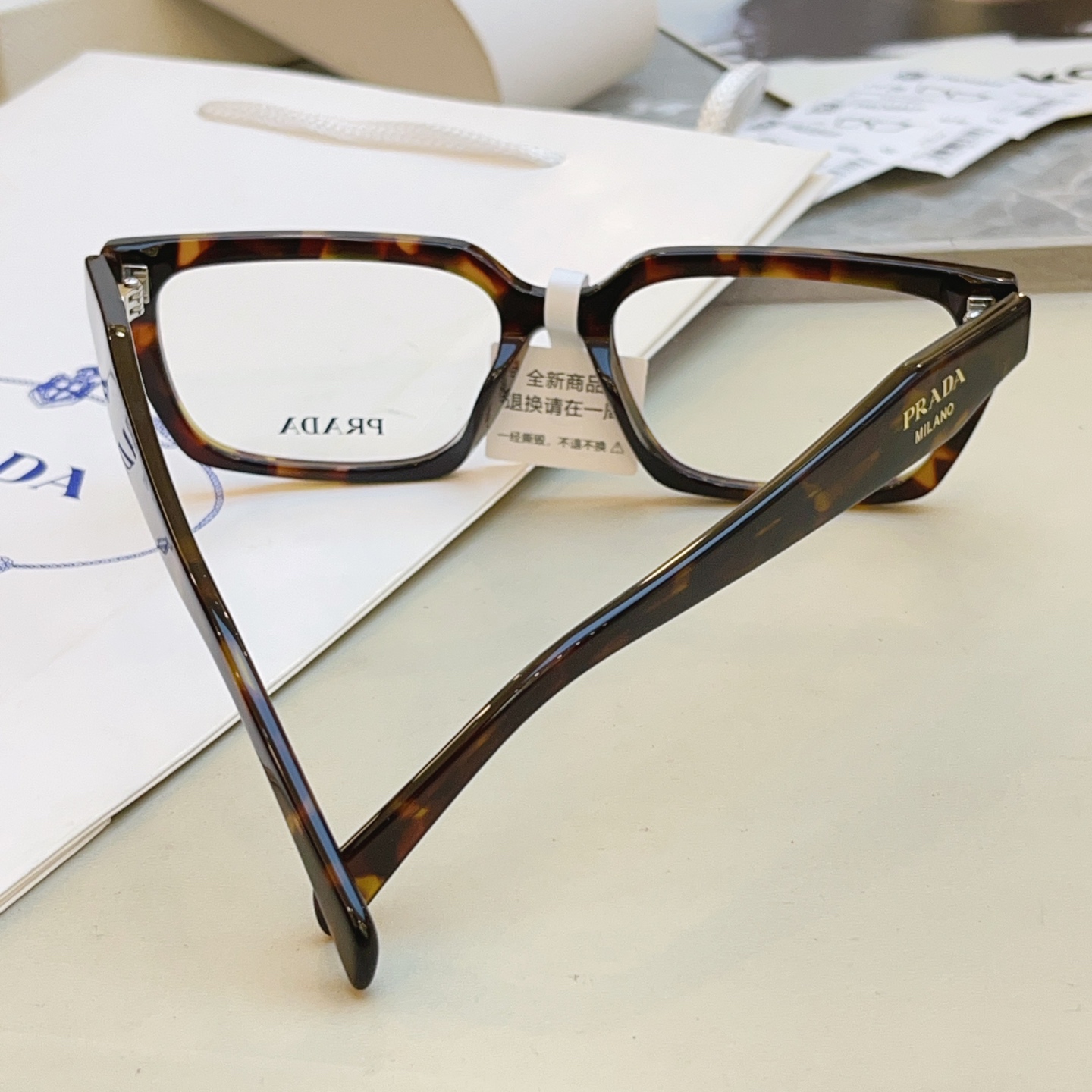 ，【PRAD*】普拉*达新款眼镜架👓，MODEL：OPR OD05V-F，SIZE：53口17-140