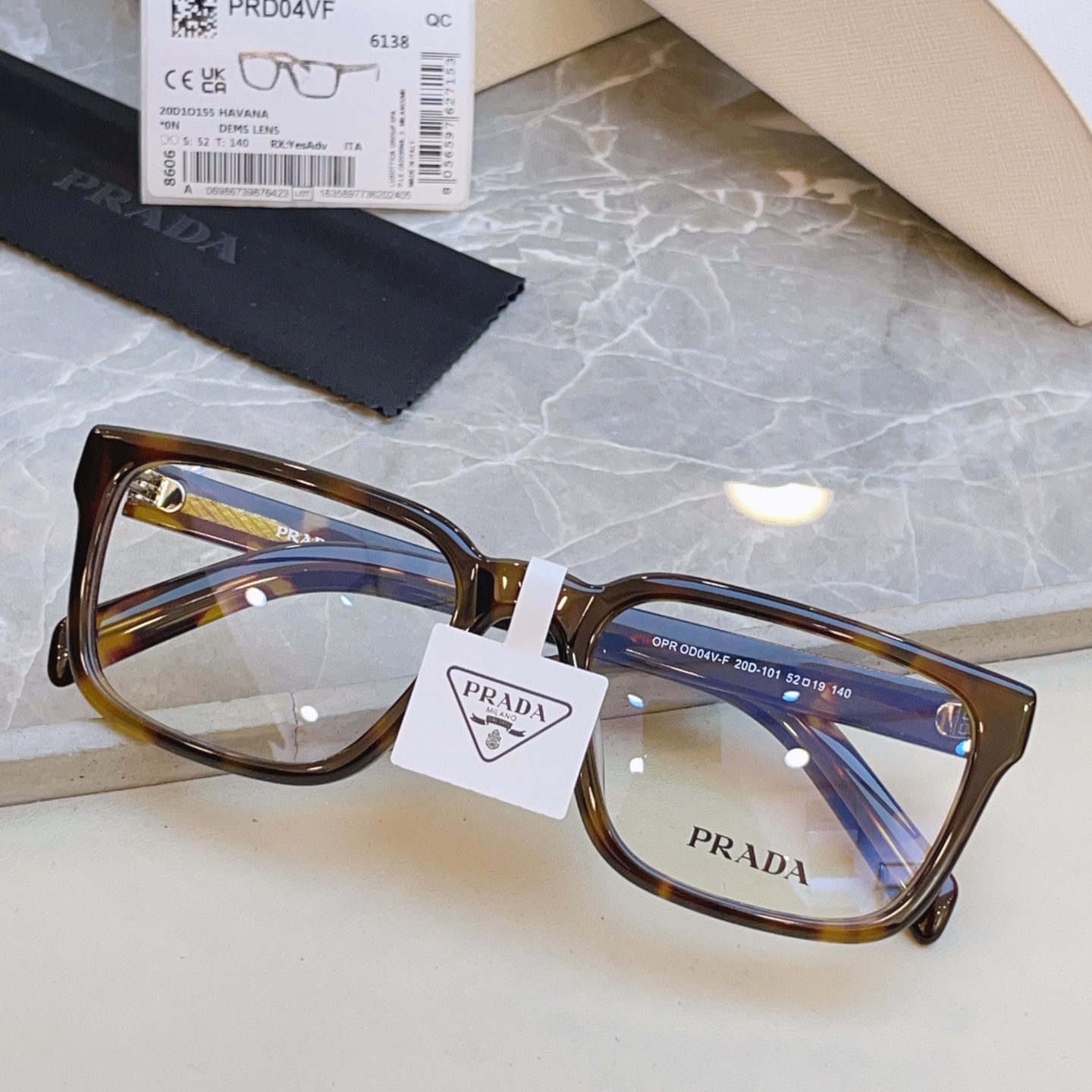 ，【PRAD*】普拉*达新款眼镜架👓，MODEL：OPR OD04V-F，SIZE：53口18-140