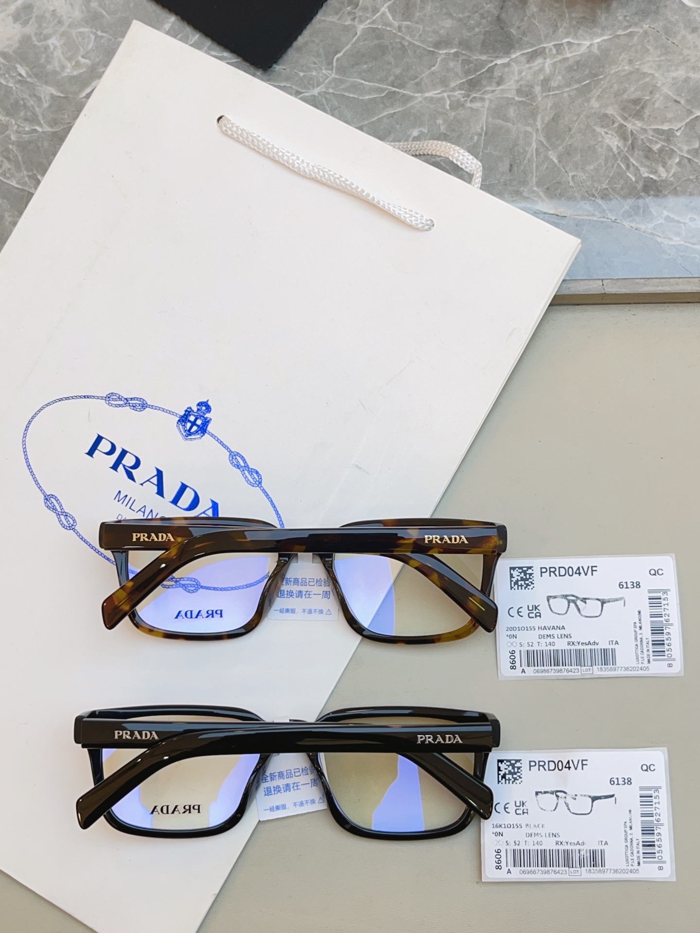 ，【PRAD*】普拉*达新款眼镜架👓，MODEL：OPR OD04V-F，SIZE：53口18-140
