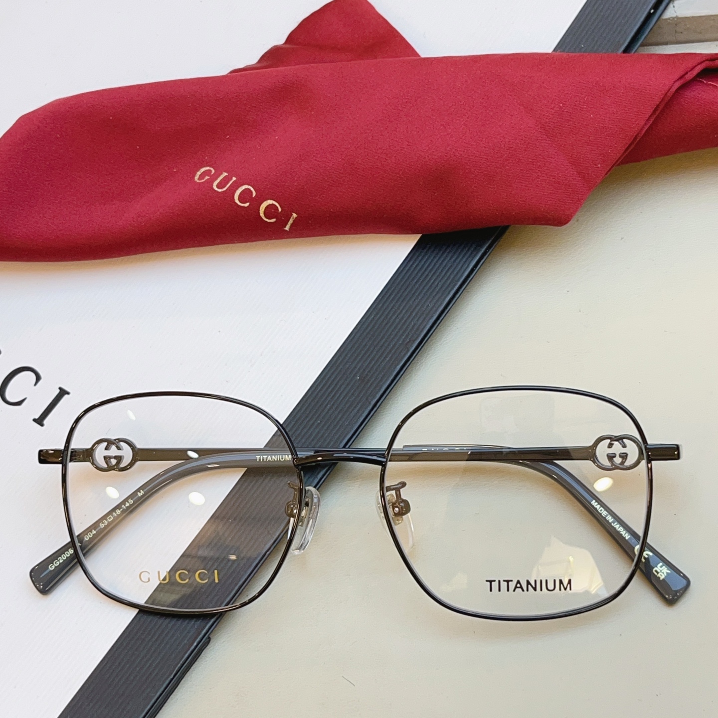 ，【GUCC*】古驰新款眼镜架 钛✨，MODEL：GG2006OA，SIZE:53口18-145  M
