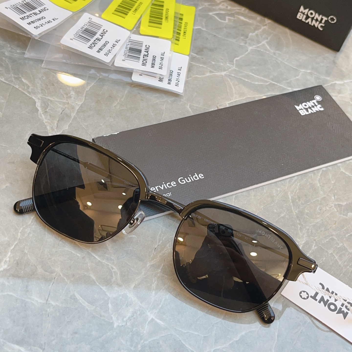 ，【MONT BLAN*】万宝*龙新款太阳镜，钛架✨MODEL:MB0390O，SIZE:50口21-145