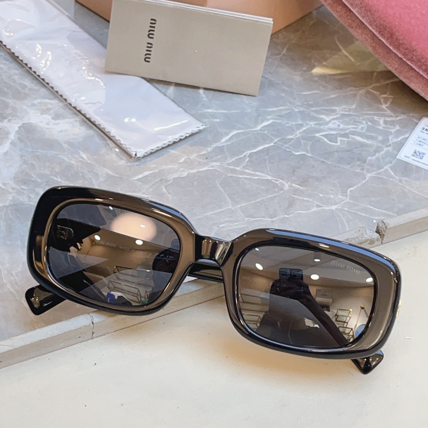 Miu Miu MIUMI*】缪*缪新款太阳镜 高版本--，Mod: MU B13-F，SIZE:52口22-140
