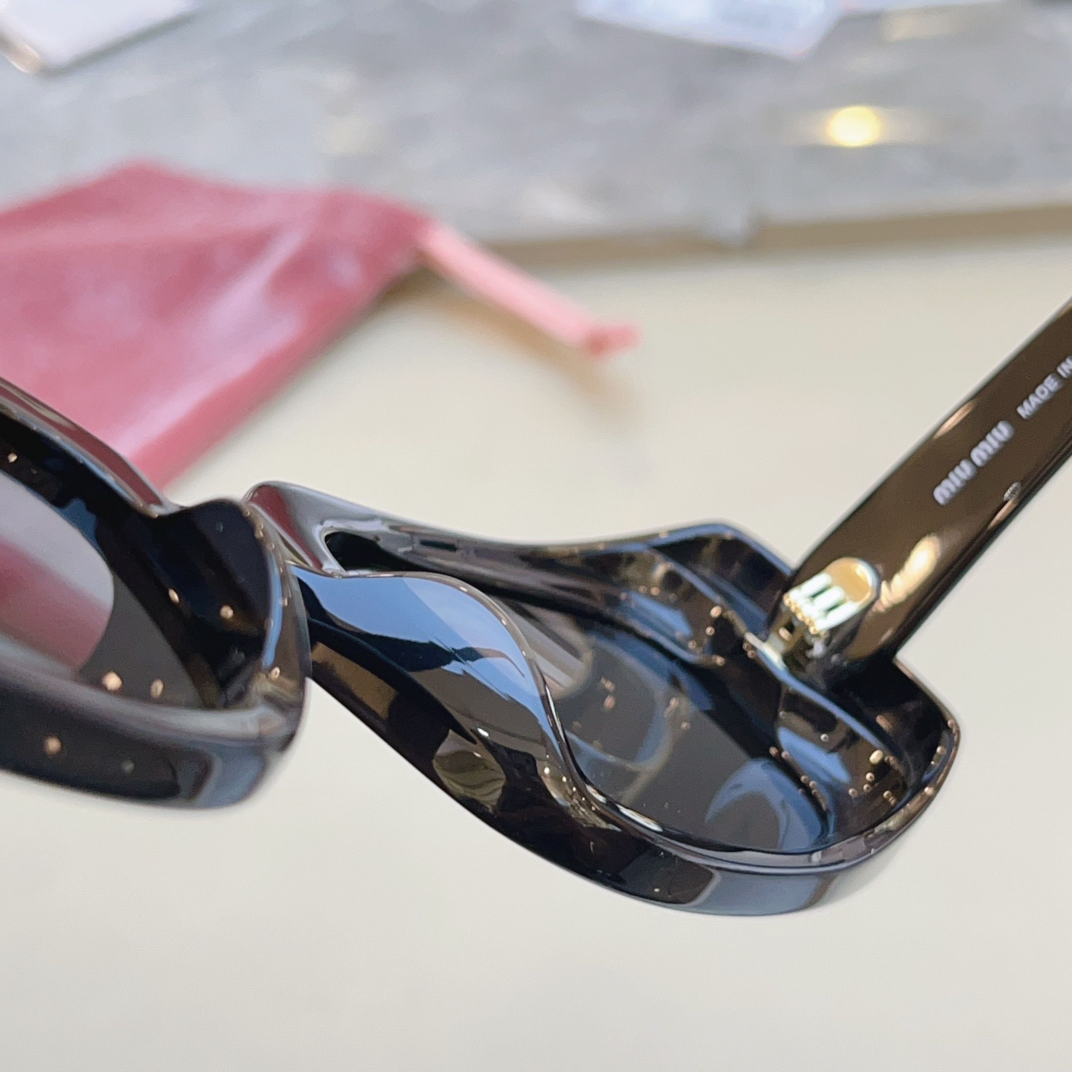 Miu Miu MIUMI*】缪*缪新款太阳镜 高版本--，Mod: MU B13-F，SIZE:52口22-140