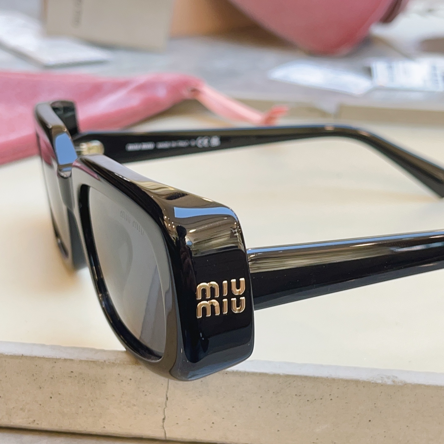Miu Miu MIUMI*】缪*缪新款太阳镜 高版本--，Mod: MU B13-F，SIZE:52口22-140