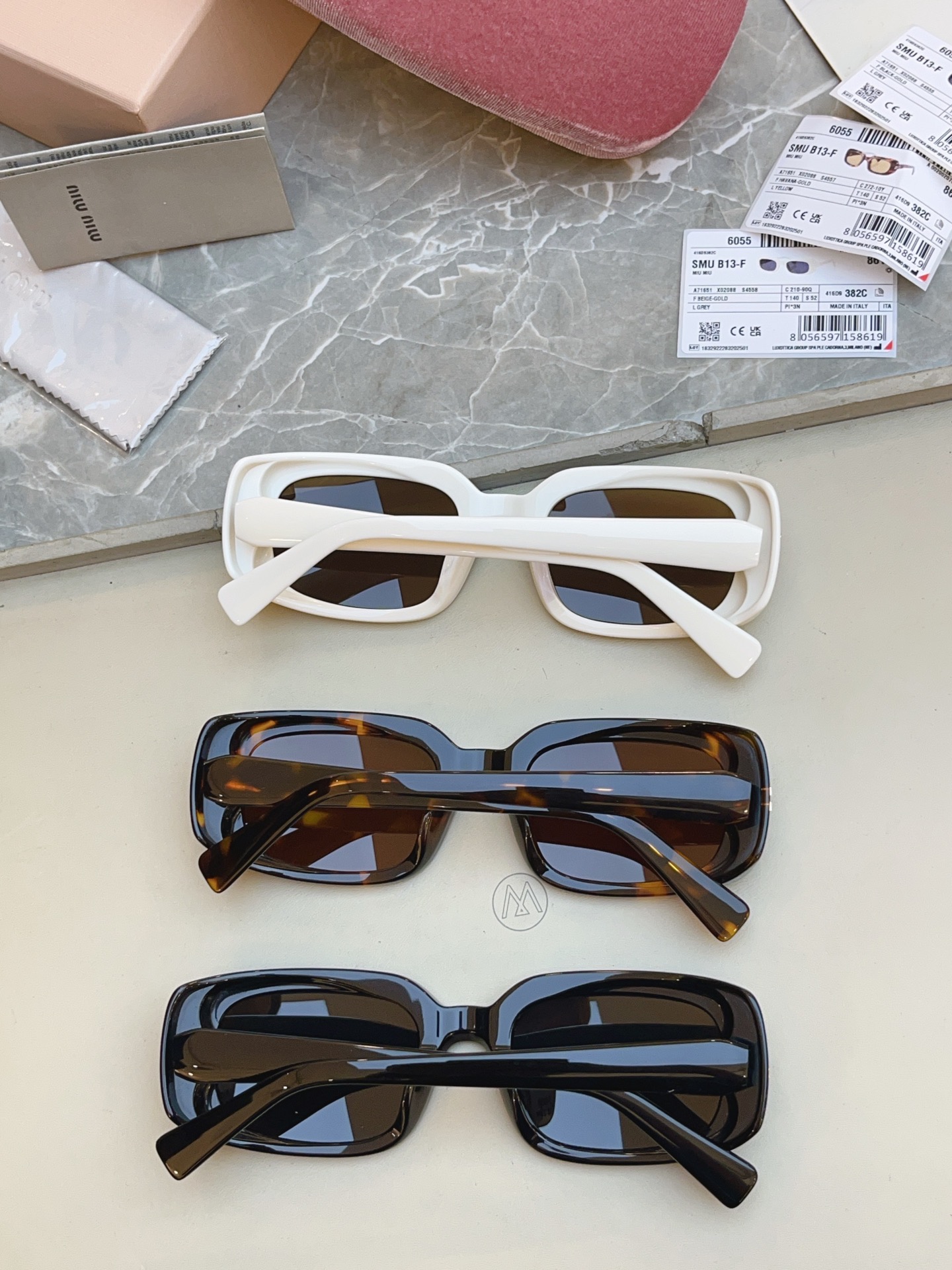 Miu Miu MIUMI*】缪*缪新款太阳镜 高版本--，Mod: MU B13-F，SIZE:52口22-140