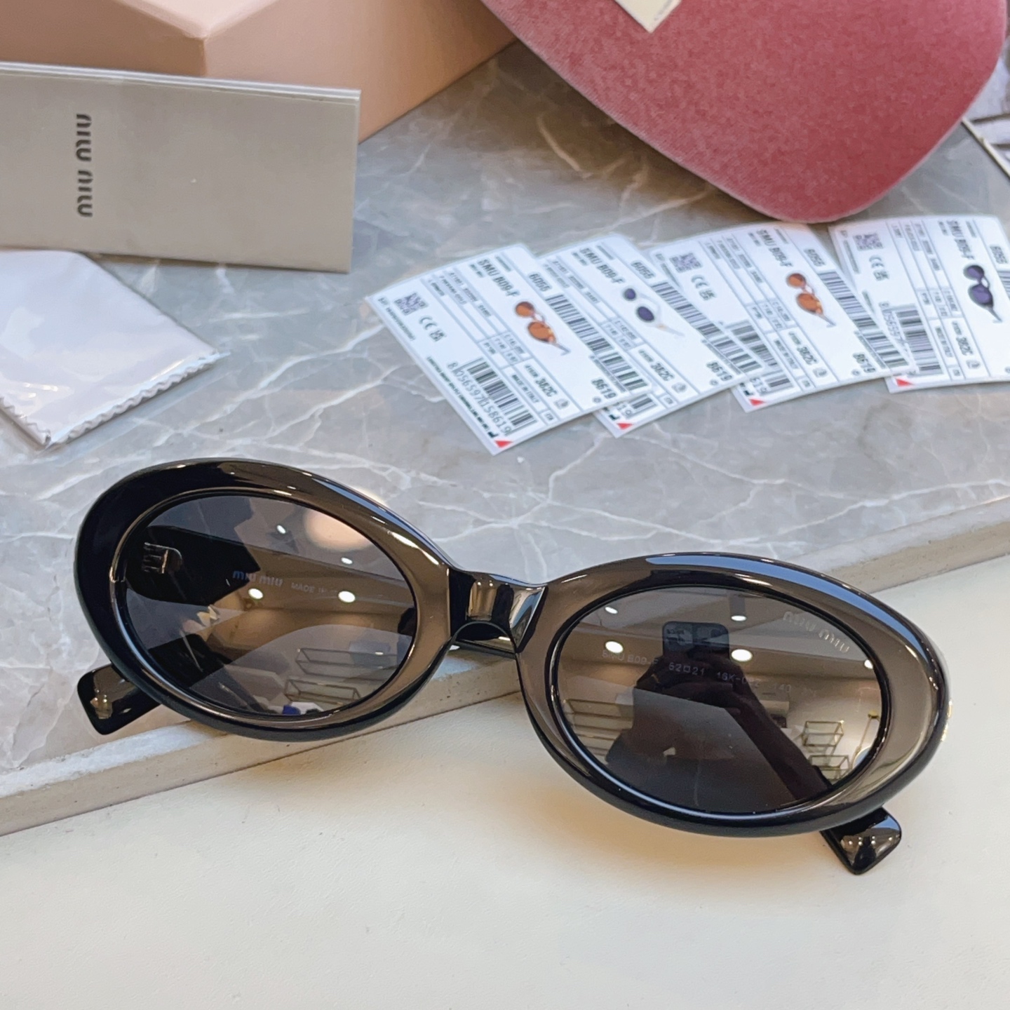 Miu Miu MIUMI*】缪*缪新款太阳镜 高版本--，Mod: MU B09-F，SIZE:52口21-140个