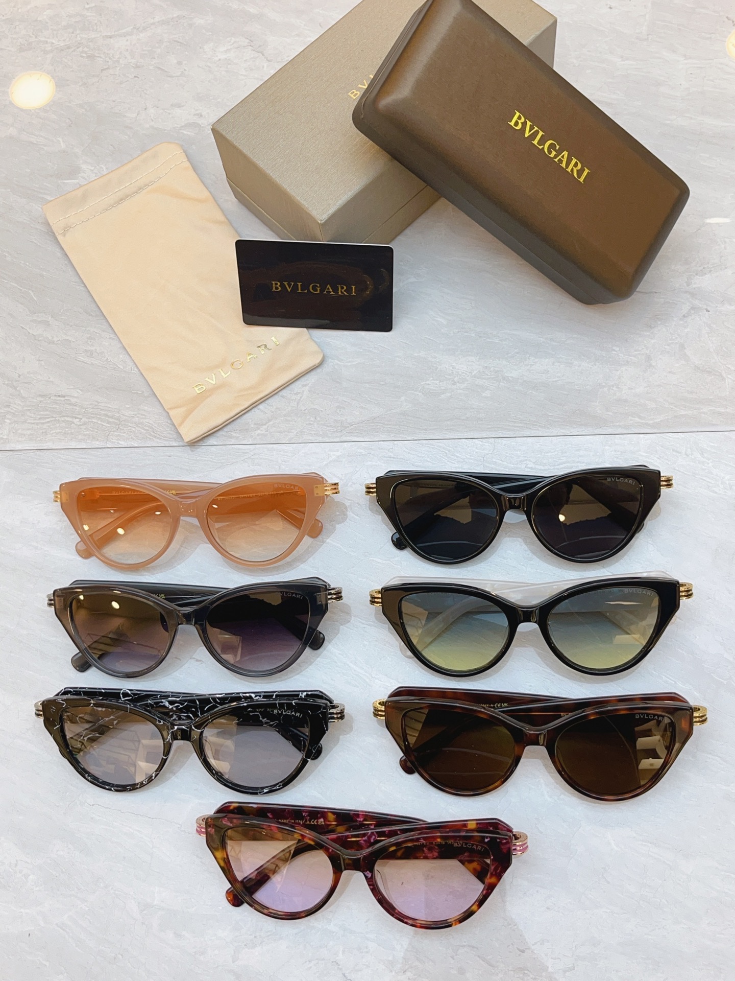 Bvlgari BVLGA*】宝格*丽新款太阳镜，MODEL：BV 50045I，SIZE：53口18-143