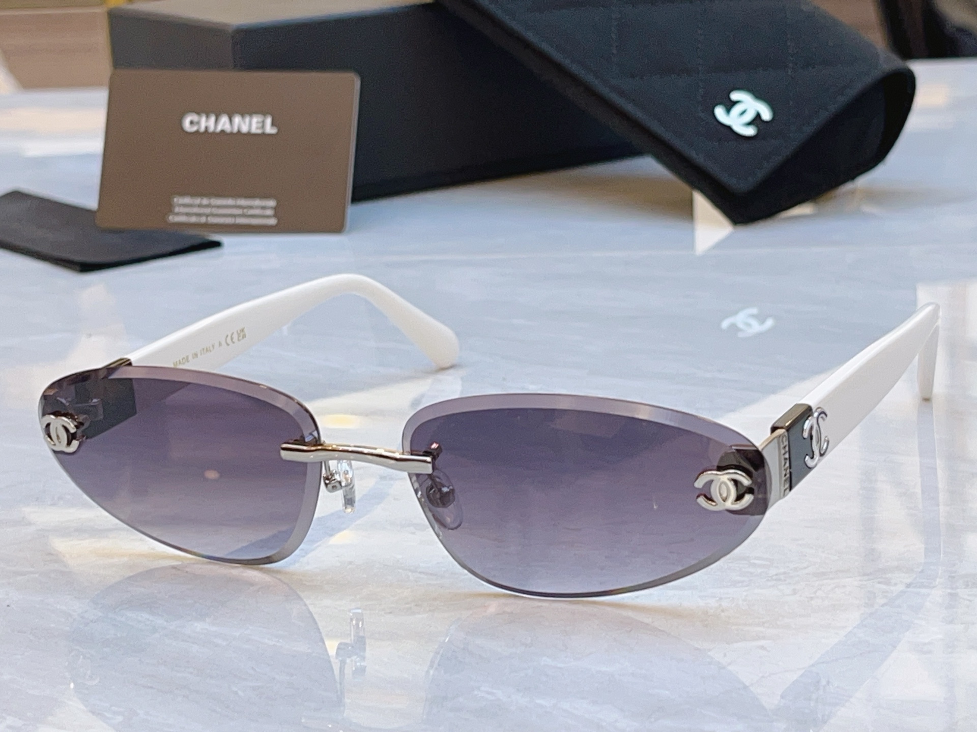 Chanel CHANE*】香奈儿新款太阳镜，MODEL：CH1910Q，SIZE：66口17-143