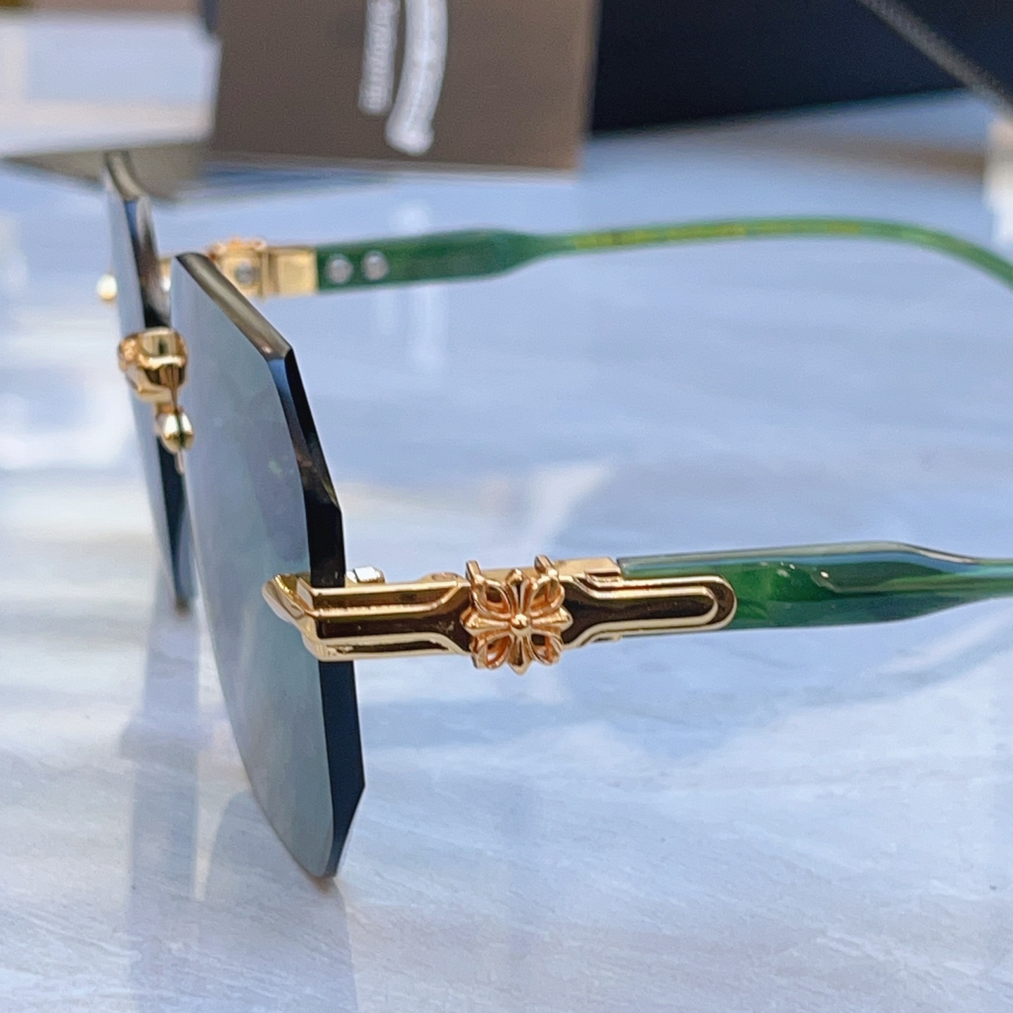 Chrome Hearts CHROME HEART*】克罗*心新款太阳镜，MODEL：NM，SIZE：62口18-150