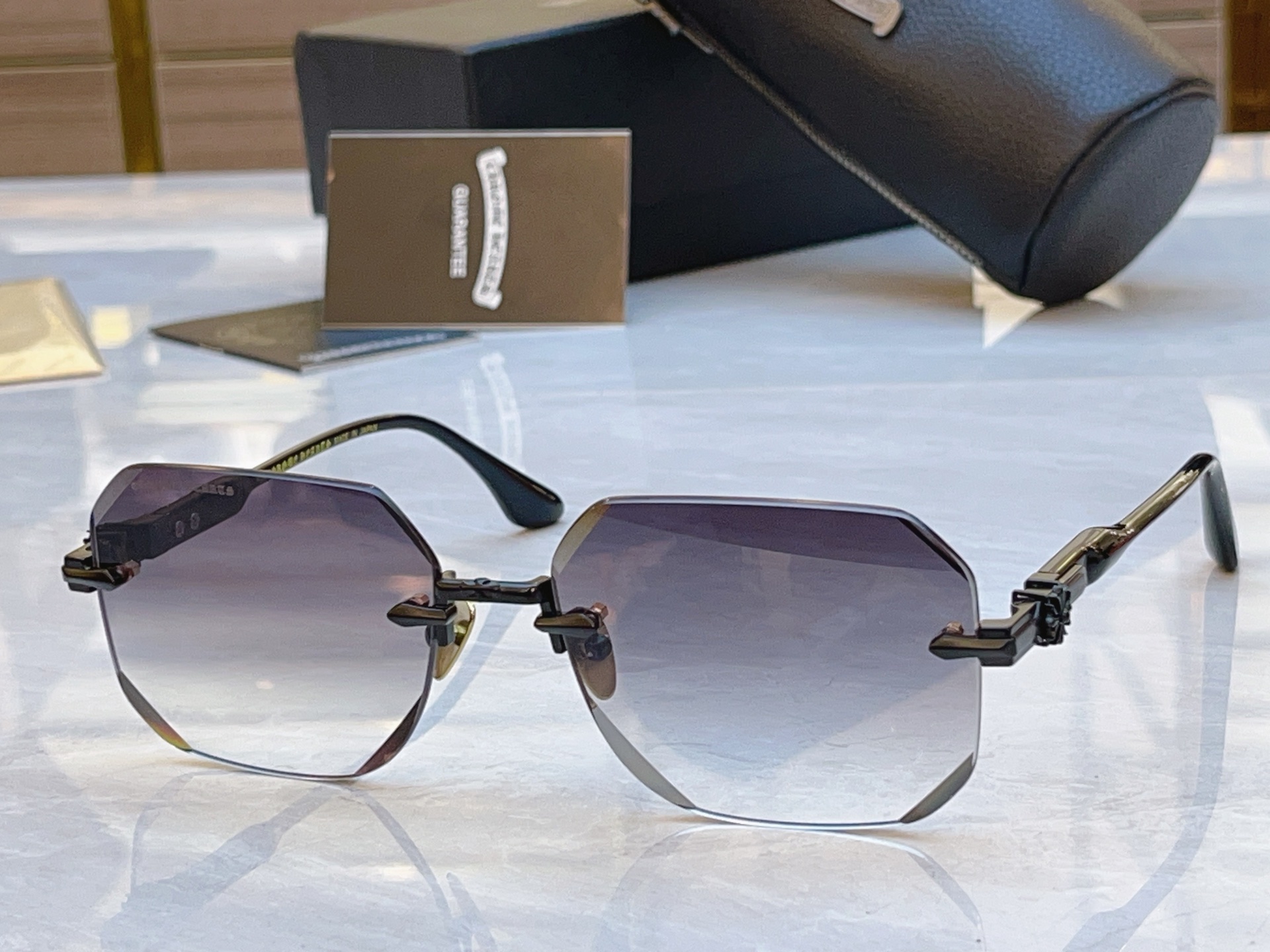 Chrome Hearts CHROME HEART*】克罗*心新款太阳镜，MODEL：NM，SIZE：62口18-150