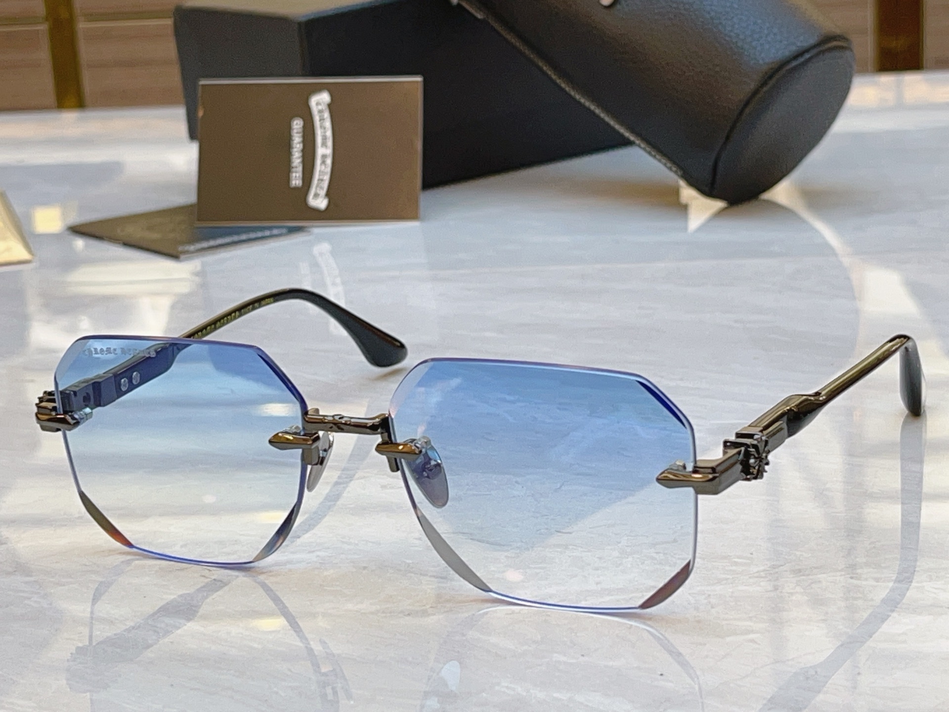 Chrome Hearts CHROME HEART*】克罗*心新款太阳镜，MODEL：NM，SIZE：62口18-150
