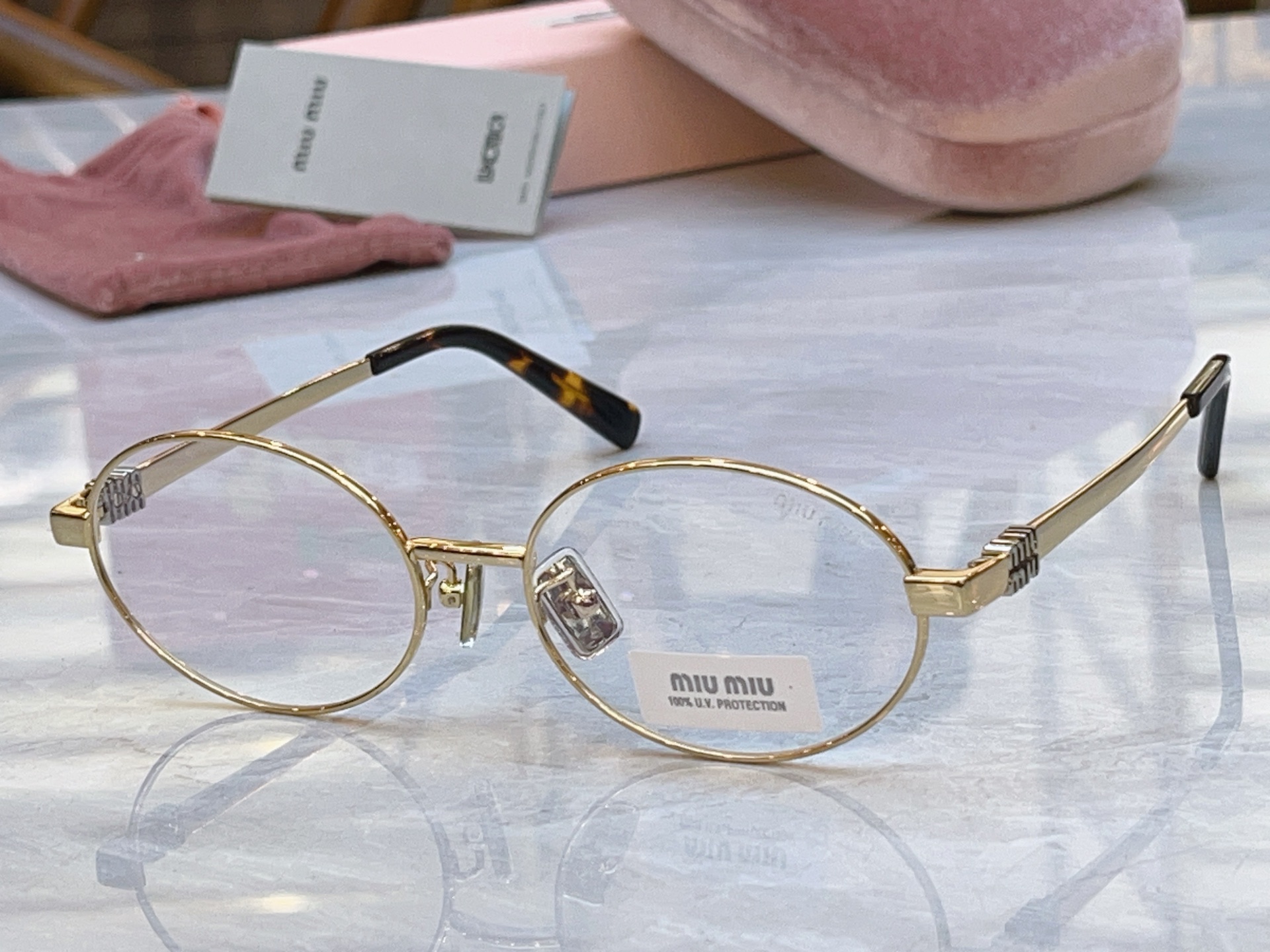 Miu Miu MIUMI*】缪*缪新款太阳镜，Mod: MU 50ZV，SIZE:54口19-145