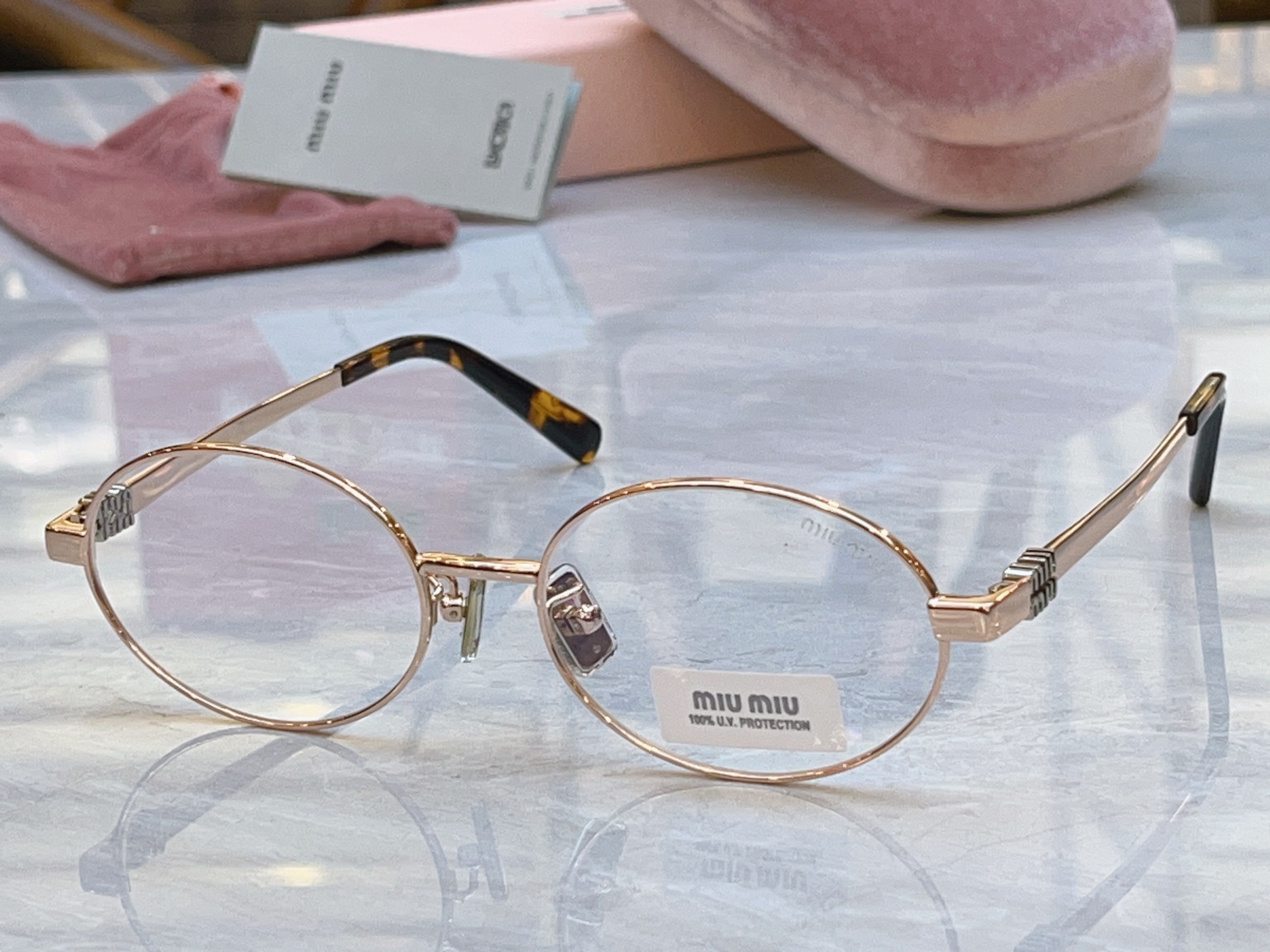 Miu Miu MIUMI*】缪*缪新款太阳镜，Mod: MU 50ZV，SIZE:54口19-145
