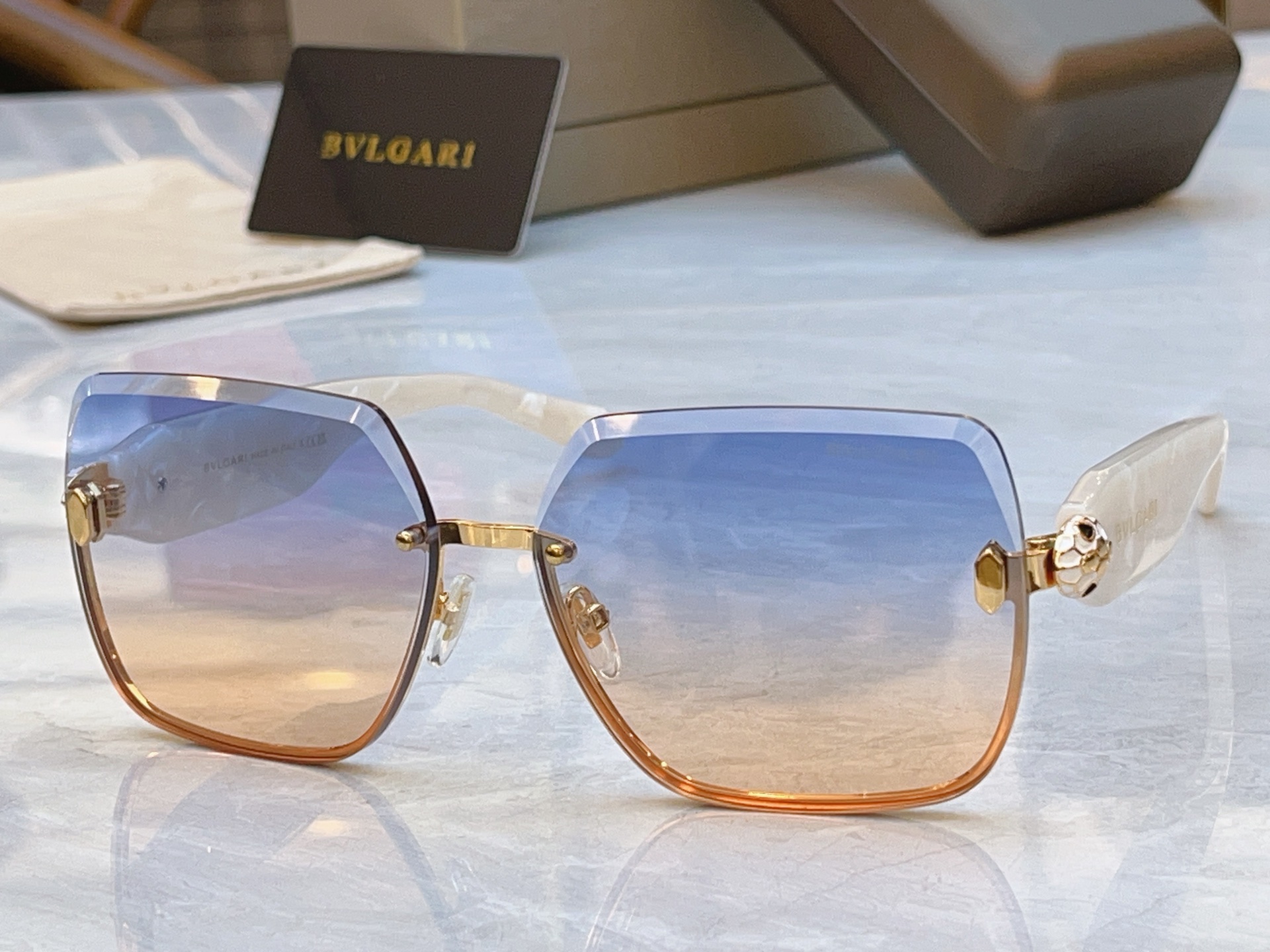 Bvlgari BVLGA*】宝格*丽新款太阳镜，MODEL：BV 9041B，SIZE：64口15-143