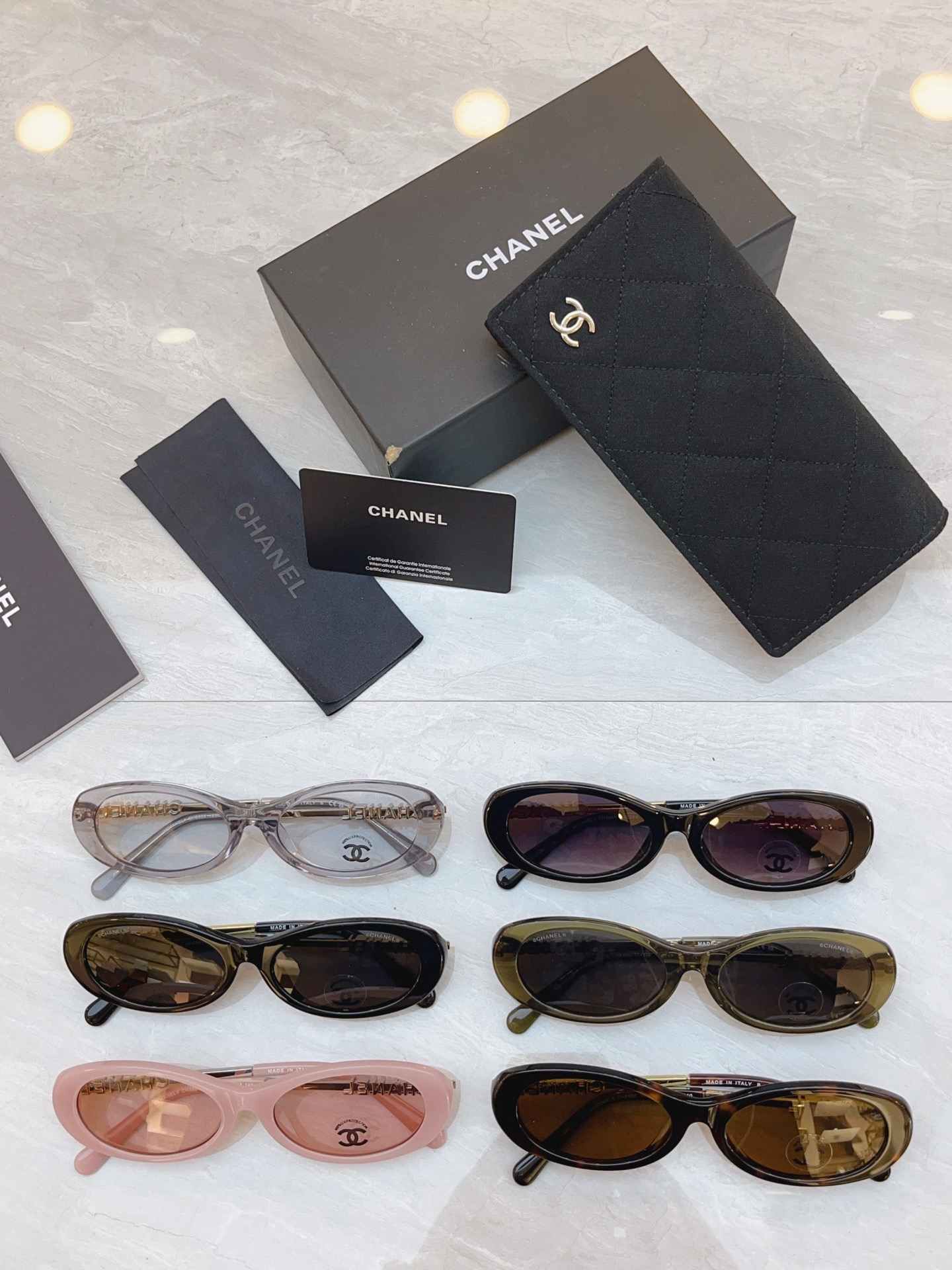 Chanel CHANE*】香奈儿新款太阳镜，MODEL：CH5565，SIZE：54口17-140