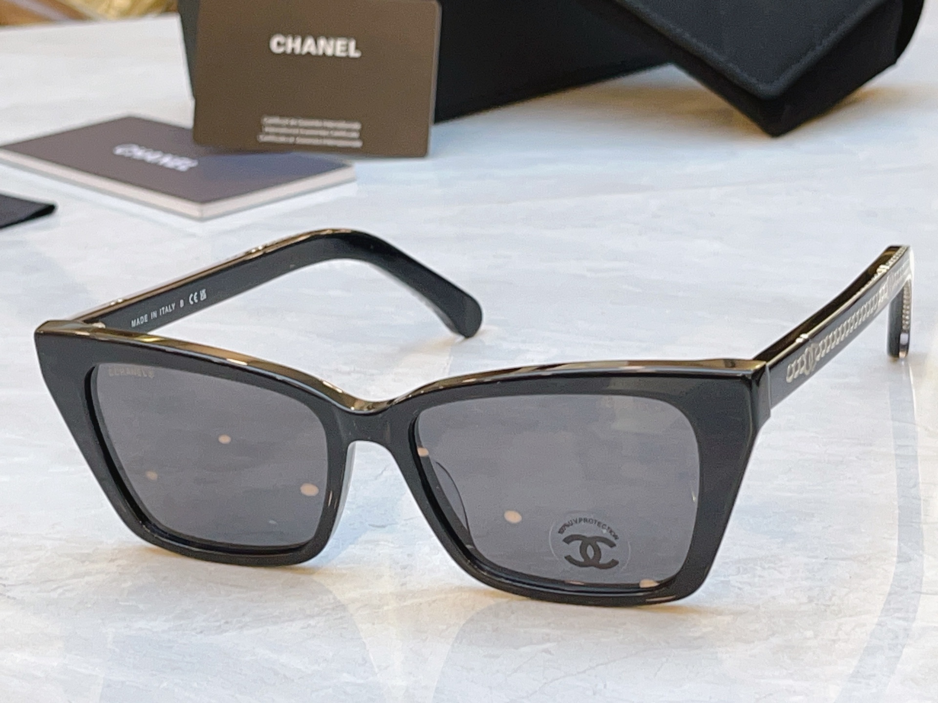 Chanel CHANE*】香奈儿新款太阳镜，MODEL：CH3494，SIZE：54口17-140