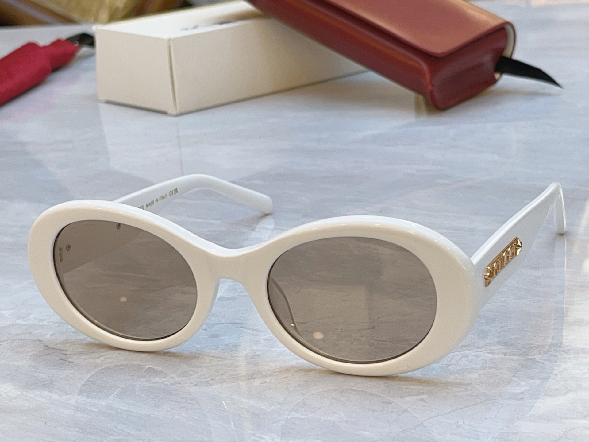 Gucci GUCC*】古*驰新款太阳镜，MODEL：GG1587S，SIZE:53口22-145