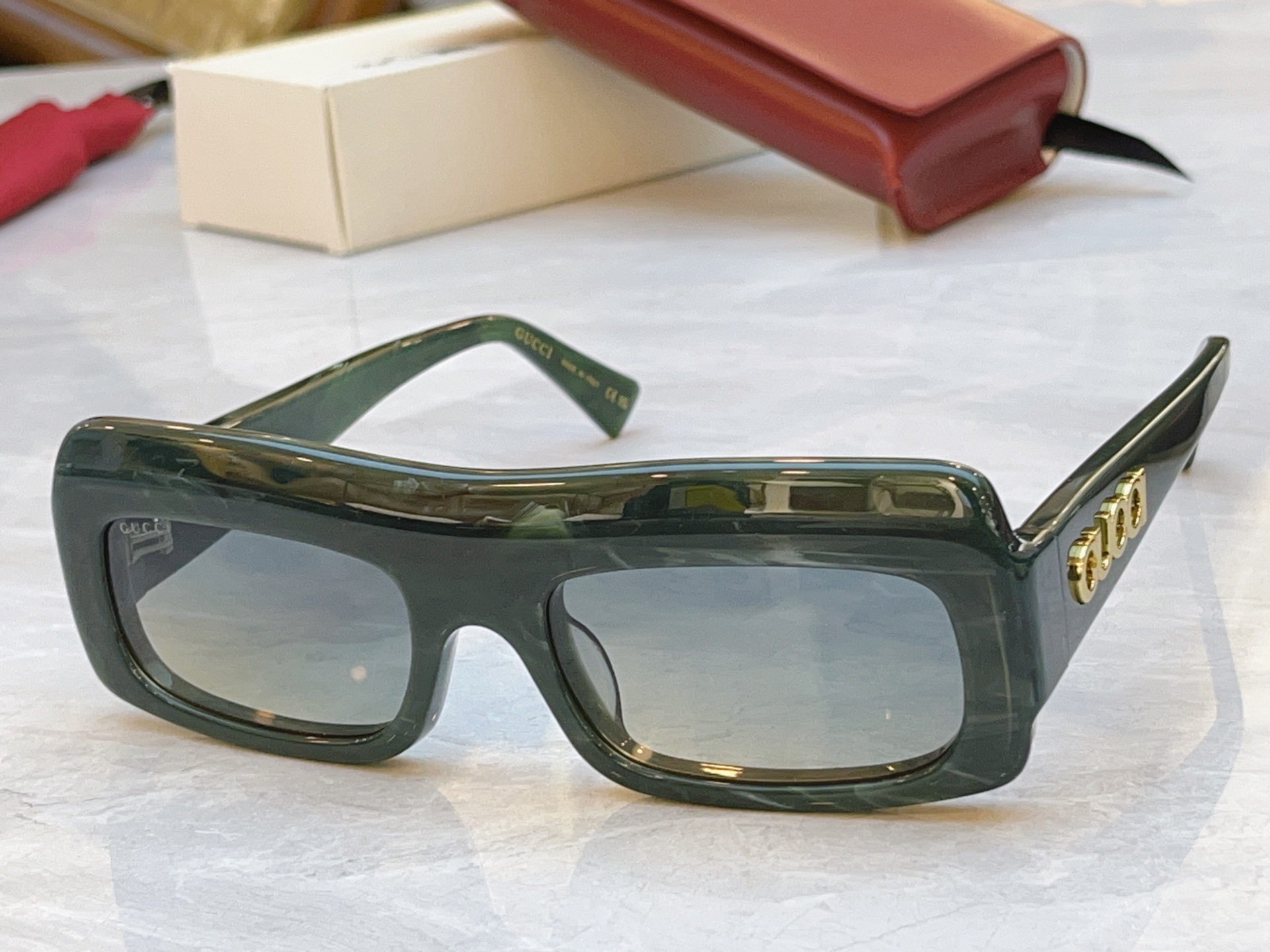 Gucci GUCC*】古*驰新款太阳镜，MODEL：GG1773S，SIZE:56口20-145
