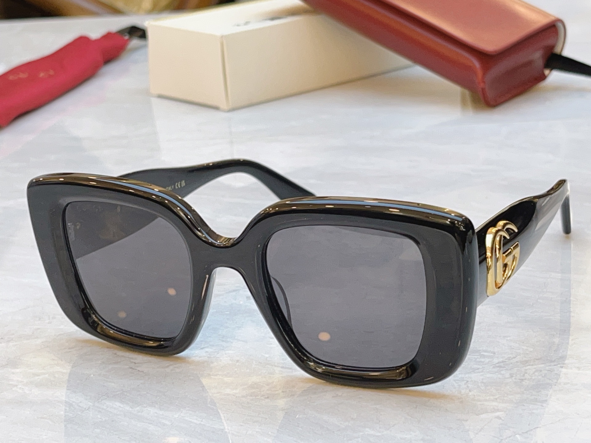 Gucci GUCC*】古*驰新款太阳镜，MODEL：GG1957S，SIZE:50口22-145