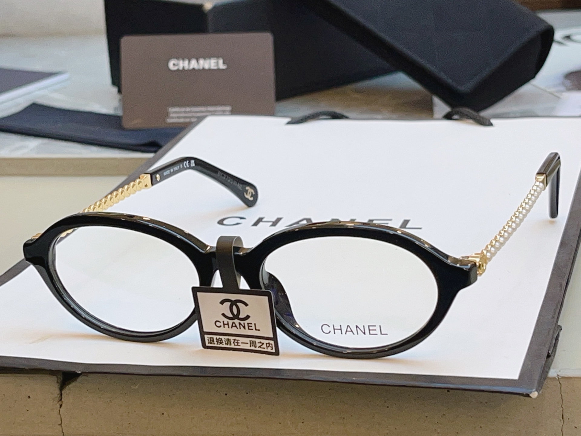 Chanel CHANE*】香奈儿新款眼镜架 高版本--，MODEL：CH3499-H，SIZE：53口18-140