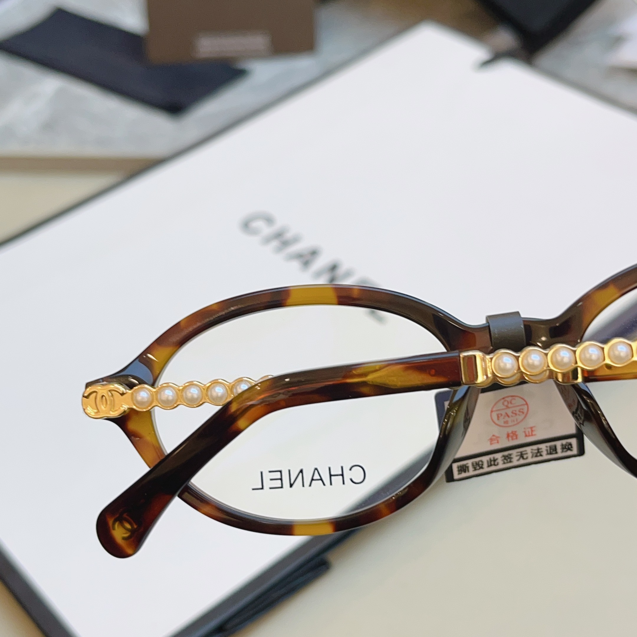 Chanel CHANE*】香奈儿新款眼镜架 高版本--，MODEL：CH3499-H，SIZE：53口18-140