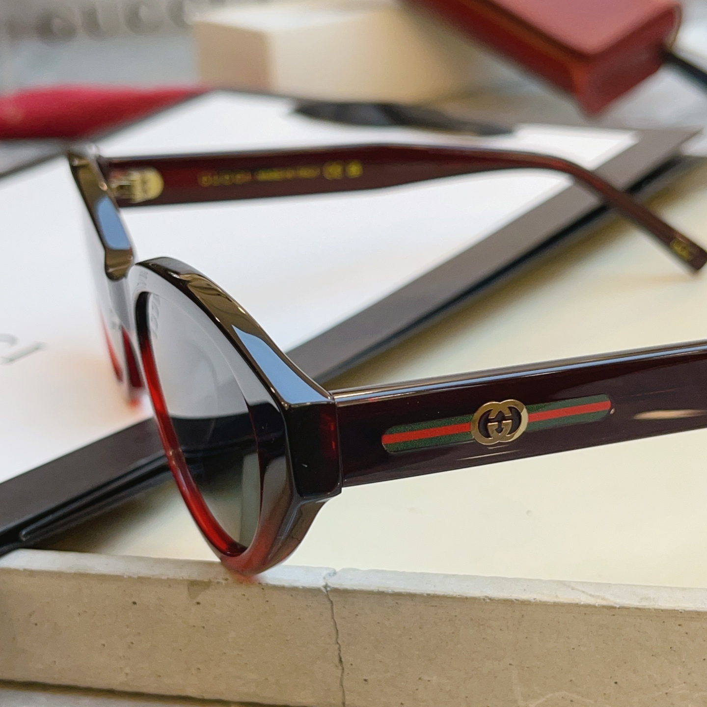 Gucci GUCC*】古*驰新款太阳镜 高版本--，MODEL：GG2105SA，SIZE:52口20-145 M