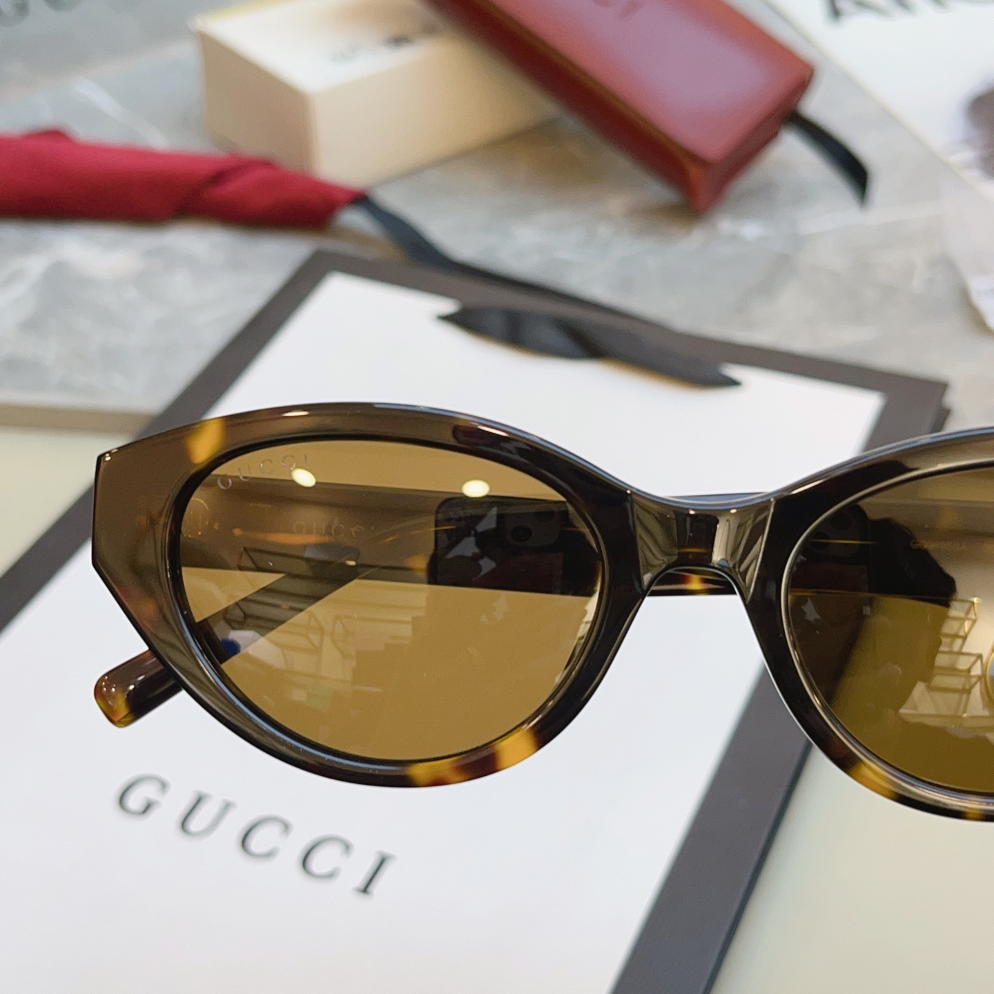 Gucci GUCC*】古*驰新款太阳镜 高版本--，MODEL：GG2105SA，SIZE:52口20-145 M