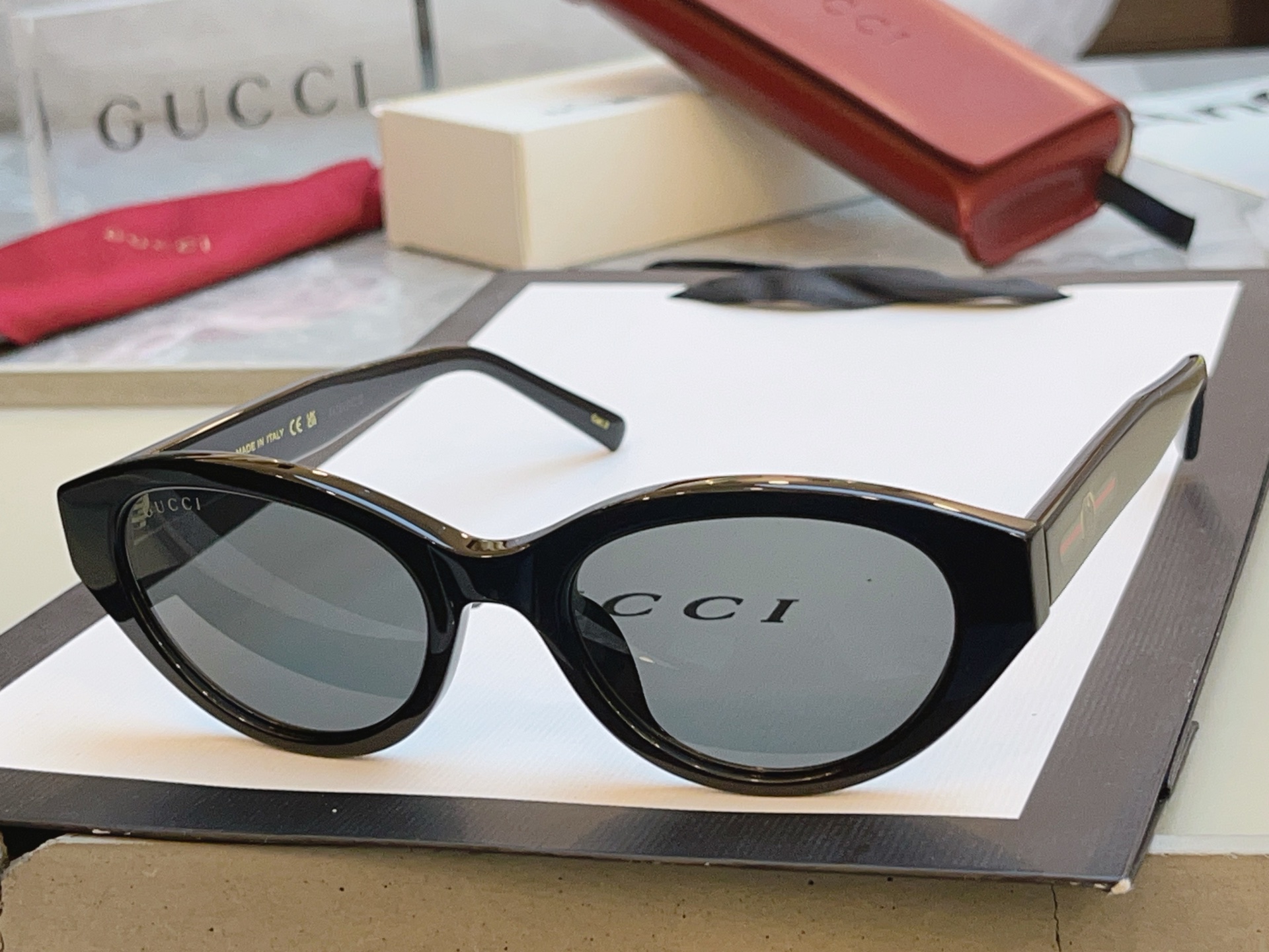 Gucci GUCC*】古*驰新款太阳镜 高版本--，MODEL：GG2105SA，SIZE:52口20-145 M