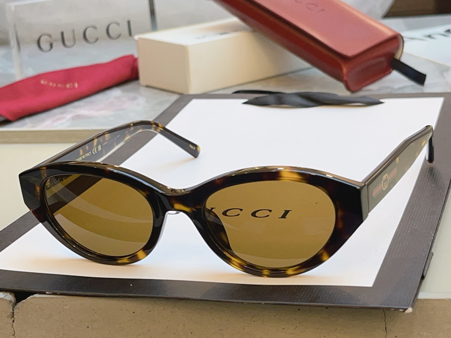 Gucci GUCC*】古*驰新款太阳镜 高版本--，MODEL：GG2105SA，SIZE:52口20-145 M