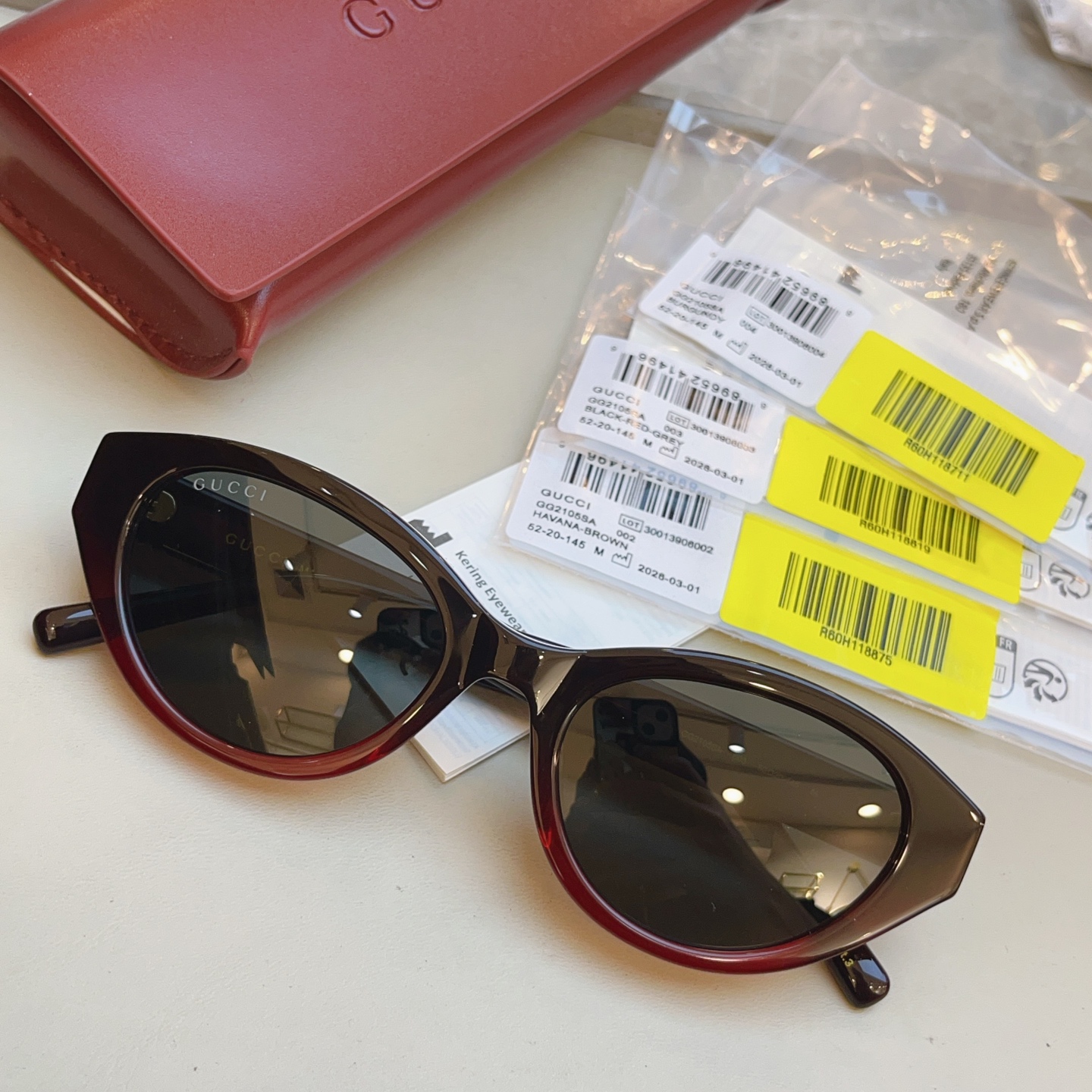 Gucci GUCC*】古*驰新款太阳镜 高版本--，MODEL：GG2105SA，SIZE:52口20-145 M