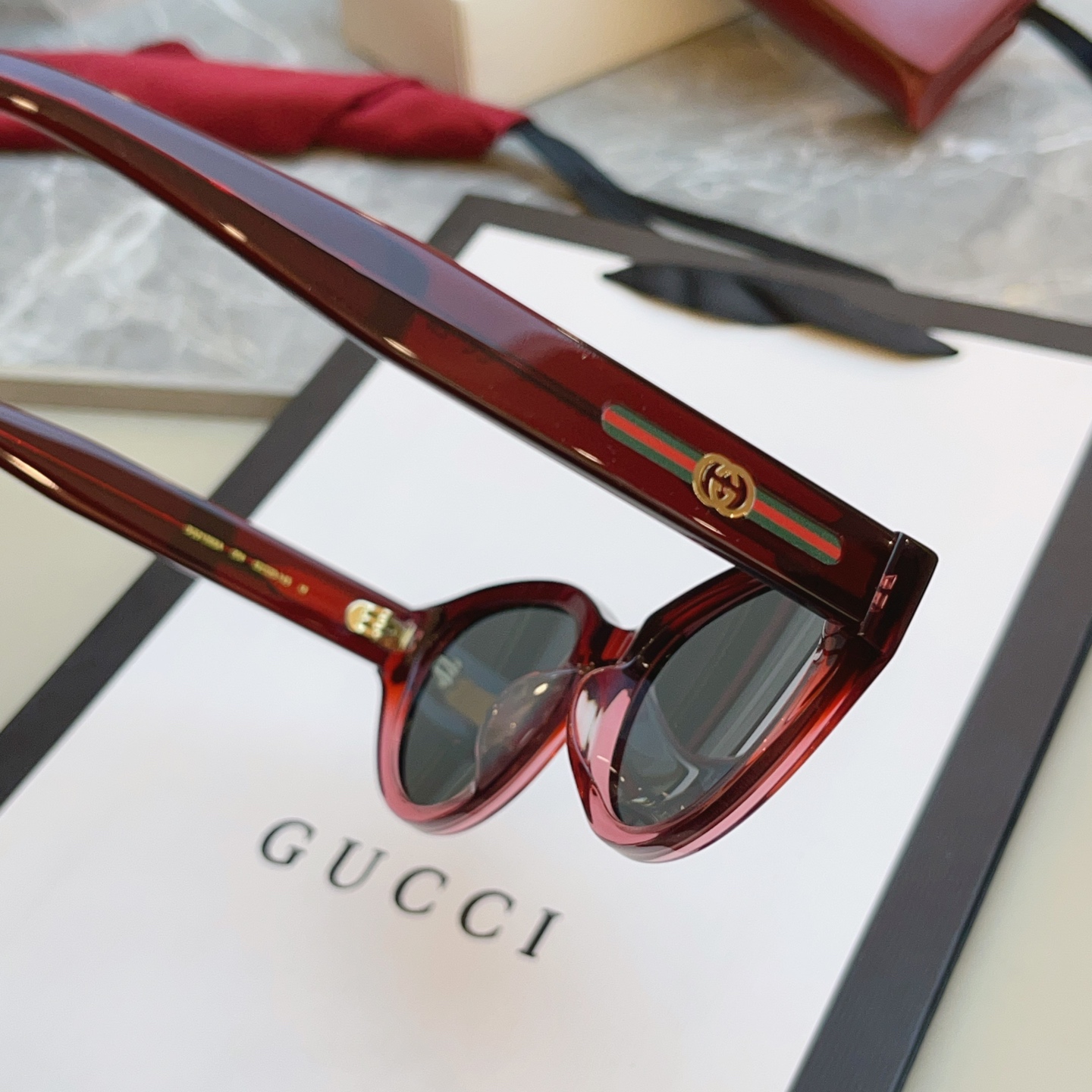 Gucci GUCC*】古*驰新款太阳镜 高版本--，MODEL：GG2105SA，SIZE:52口20-145 M