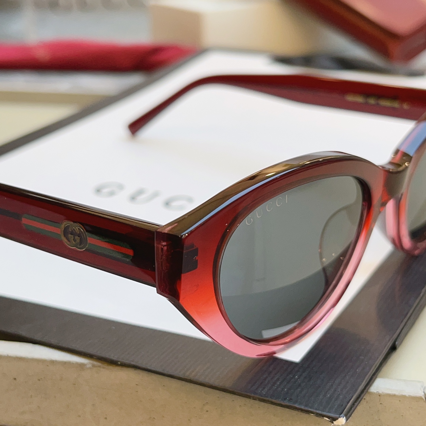 Gucci GUCC*】古*驰新款太阳镜 高版本--，MODEL：GG2105SA，SIZE:52口20-145 M