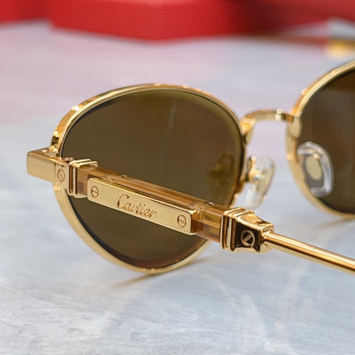 Cartier CARTIE*】卡地*亚新款太阳镜，CT7221S，size: 58口17-145