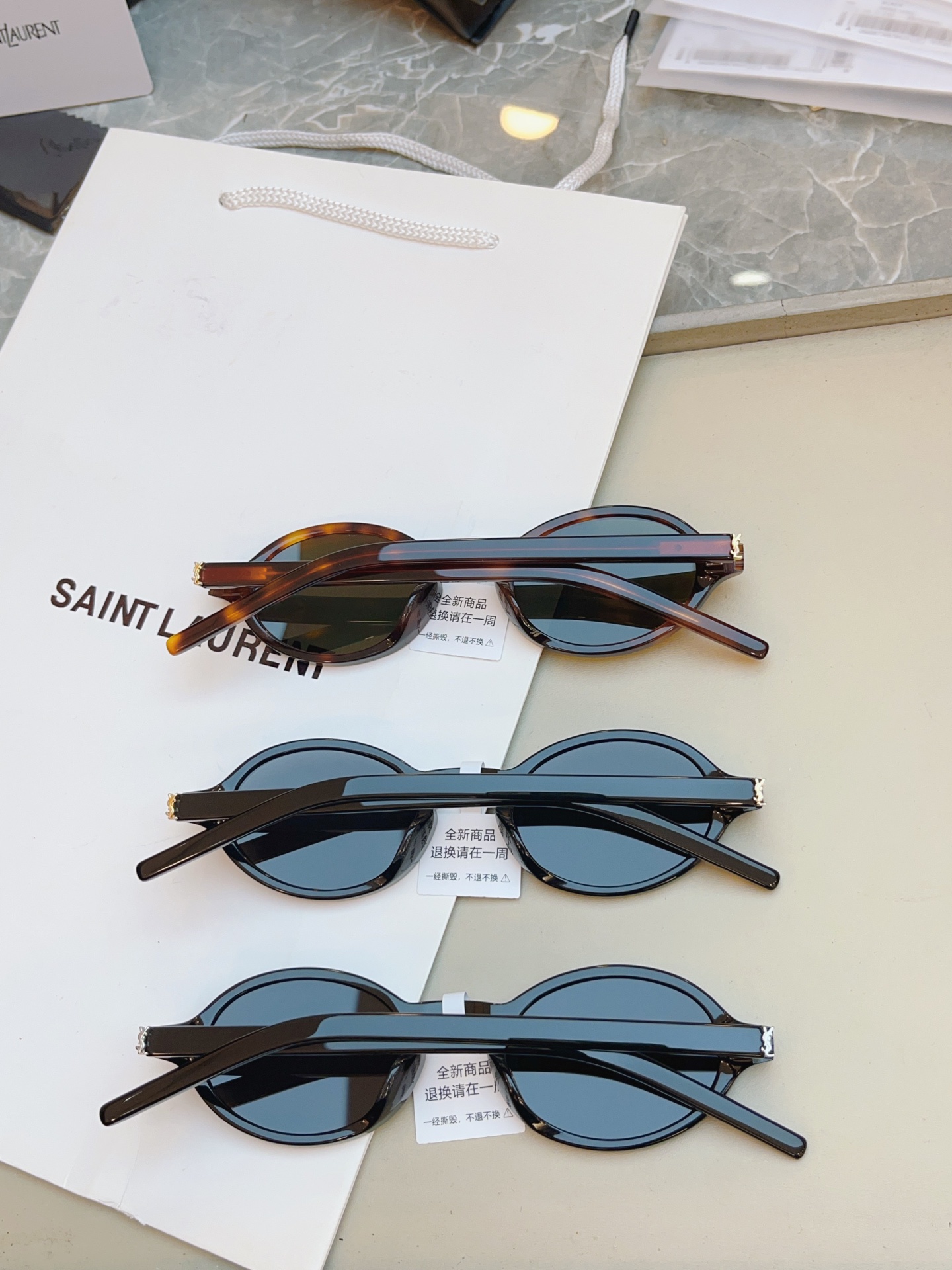 Saint Laurent SAINT LAUREN*】圣罗*兰新款太阳镜 高版本--，MODEL：SL M161/F，SIZE：47口24-145