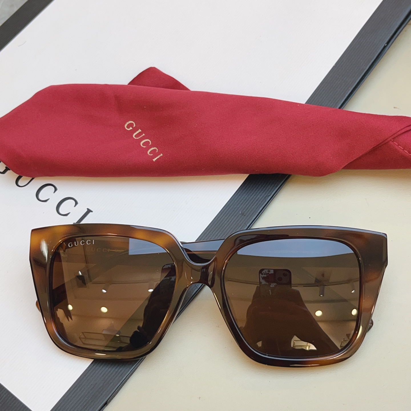 Gucci GUCC*】古*驰新款太阳镜 高版本--，MODEL：GG2102SA，SIZE:54口18-140 M