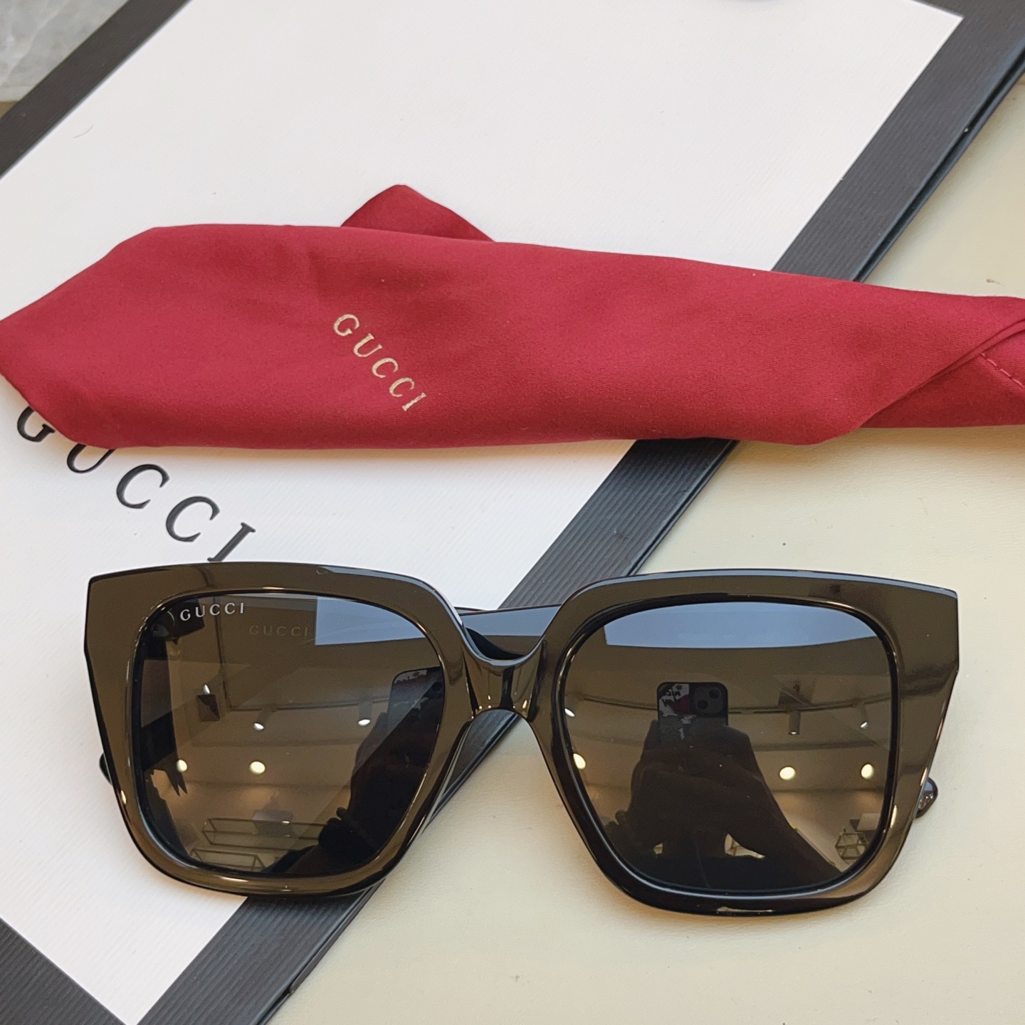 Gucci GUCC*】古*驰新款太阳镜 高版本--，MODEL：GG2102SA，SIZE:54口18-140 M