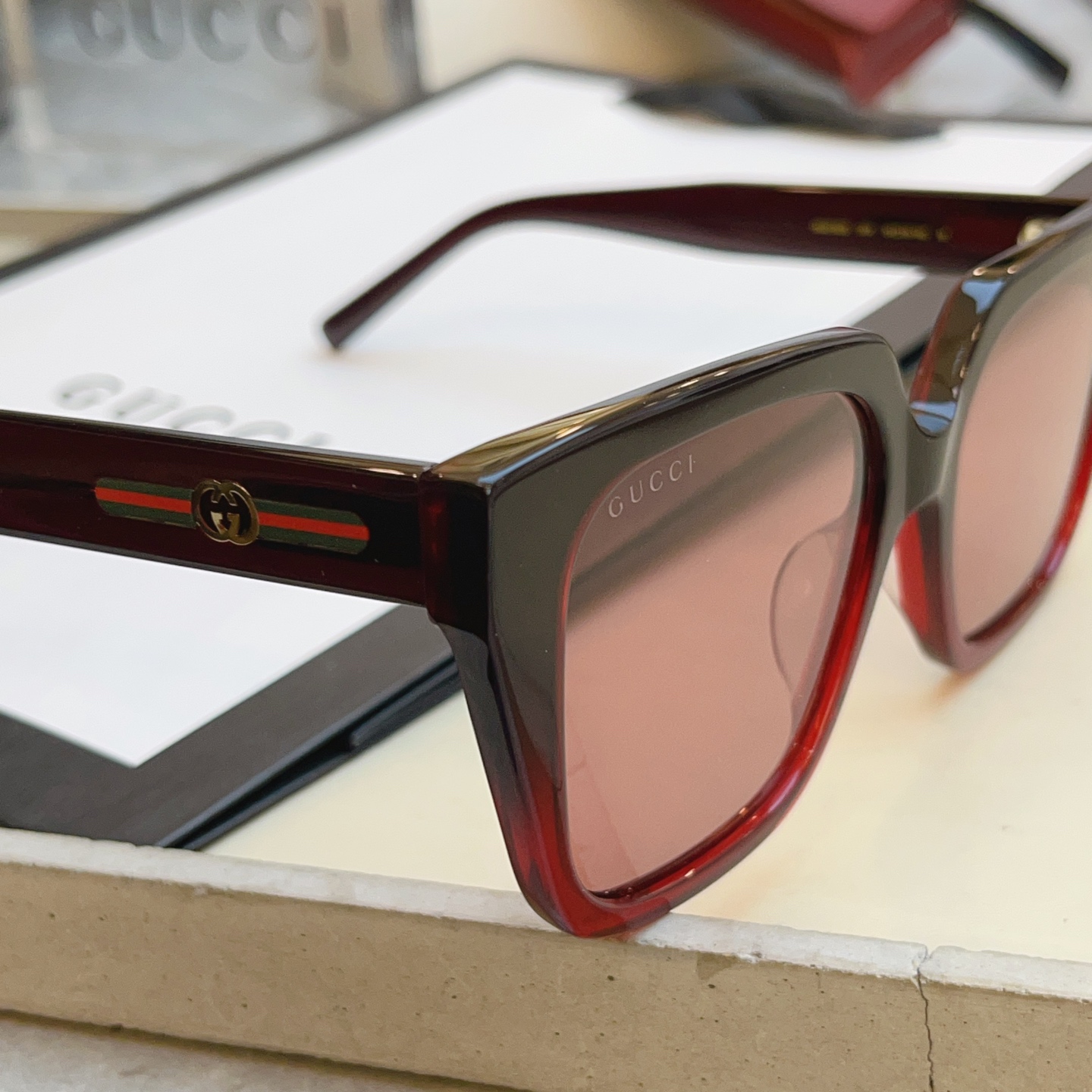 Gucci GUCC*】古*驰新款太阳镜 高版本--，MODEL：GG2102SA，SIZE:54口18-140 M