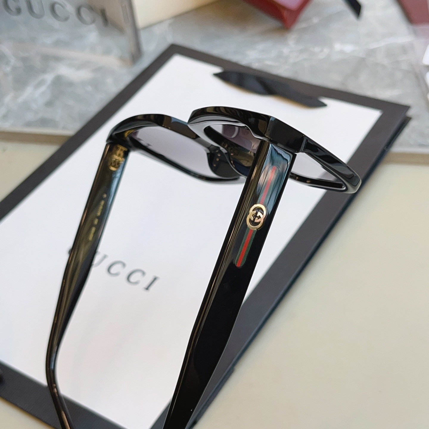 Gucci GUCC*】古*驰新款太阳镜 高版本--，MODEL：GG2102SA，SIZE:54口18-140 M