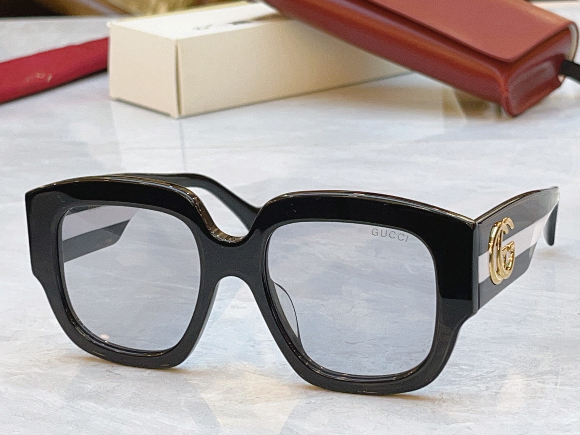 Gucci GUCC*】古*驰新款太阳镜，MODEL：GG1546S，SIZE:52口20-145