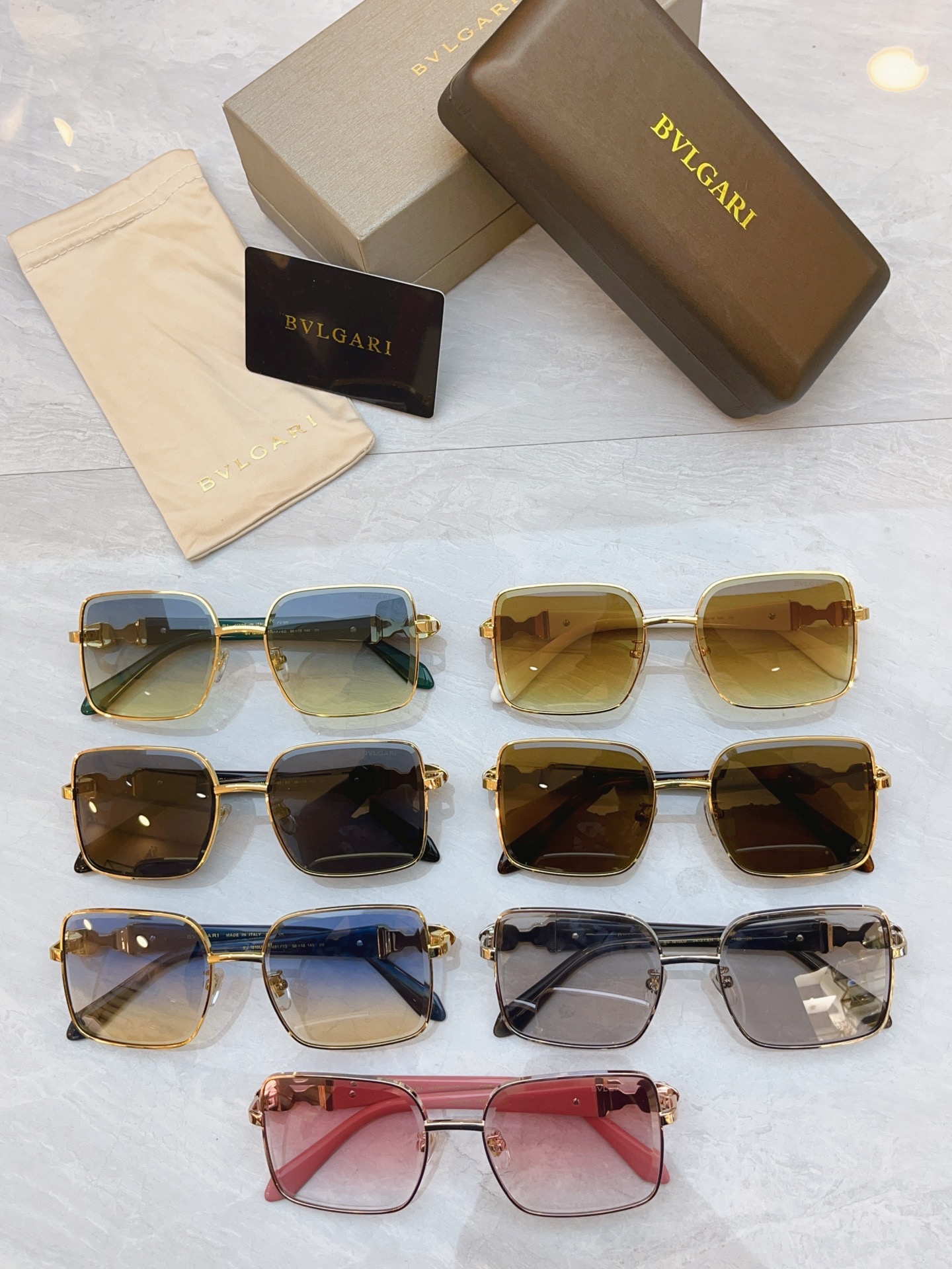 Bvlgari BVLGA*】宝格*丽新款太阳镜，MODEL：BV 1810LU，SIZE：56口18-145