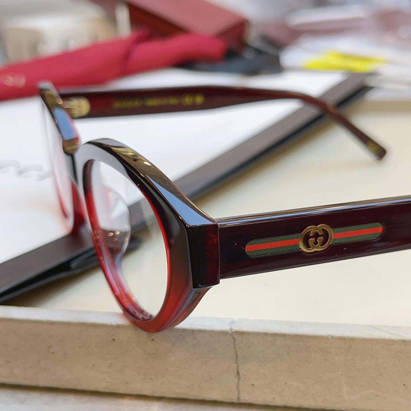 Gucci GUCC*】古*驰新款眼镜架 高版本--，MODEL：GG2105SA，SIZE:52口20-145 M