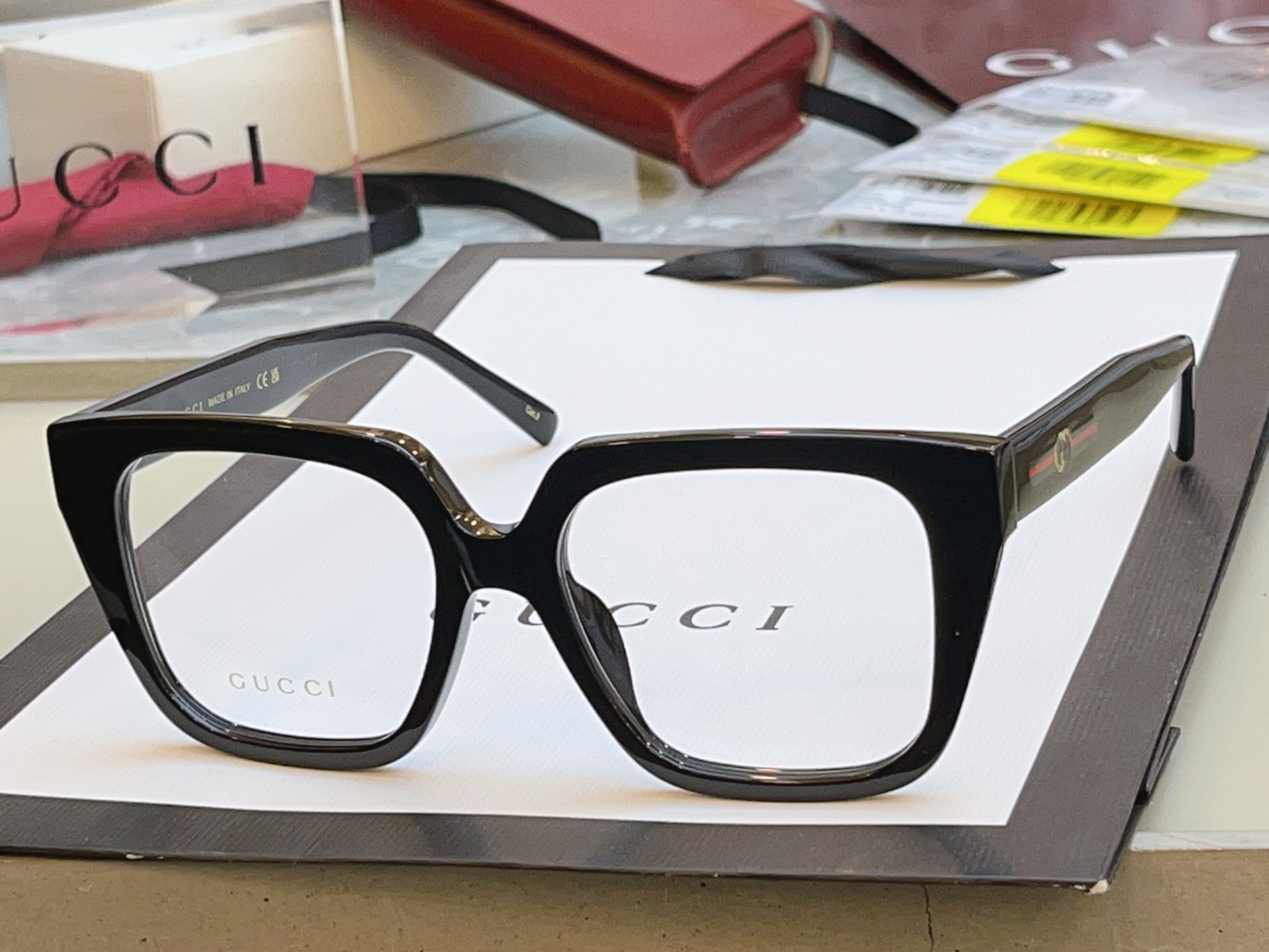Gucci GUCC*】古*驰新款眼镜架 高版本--，MODEL：GG2102SA，SIZE:54口18-140 M