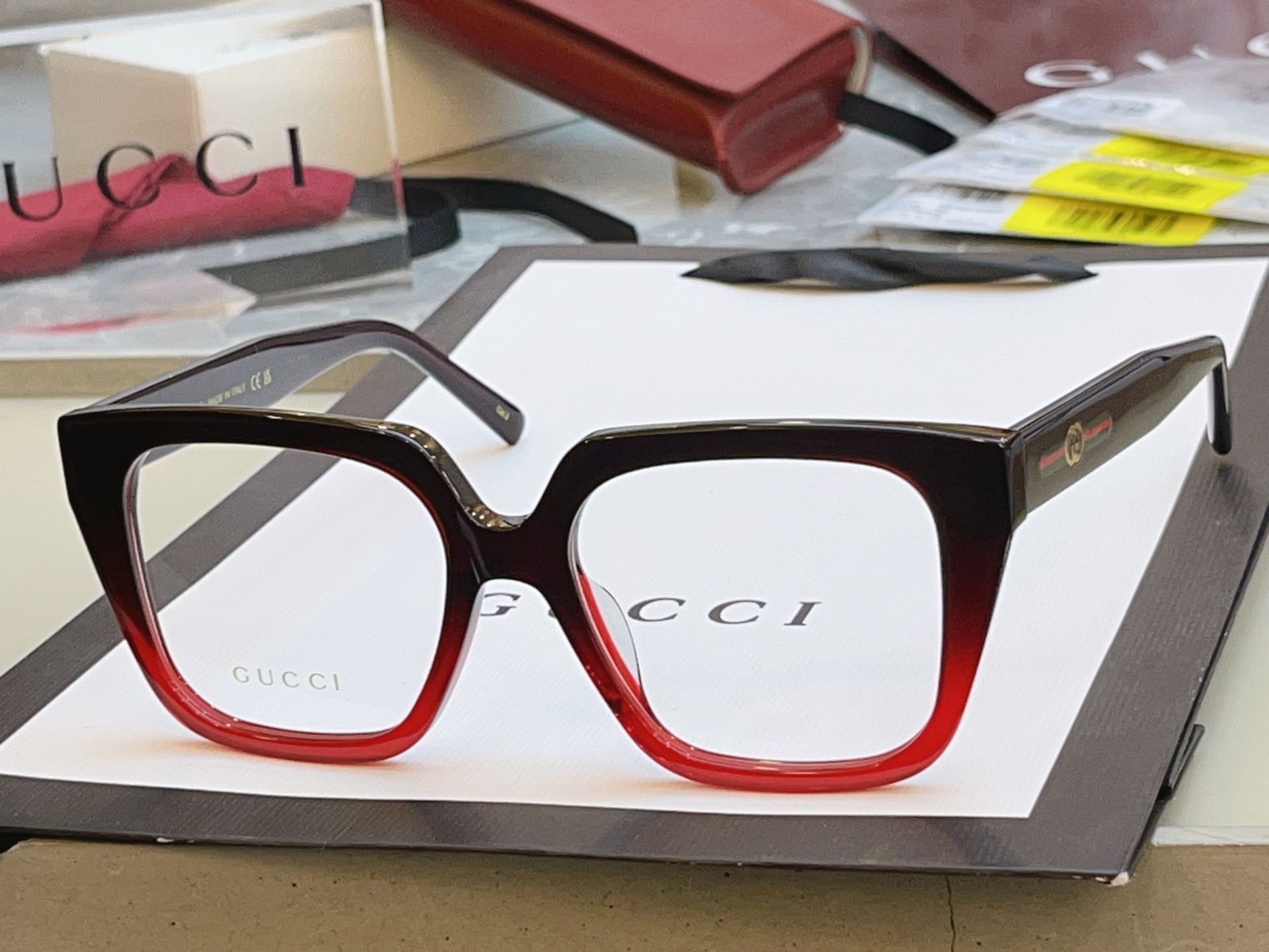Gucci GUCC*】古*驰新款眼镜架 高版本--，MODEL：GG2102SA，SIZE:54口18-140 M