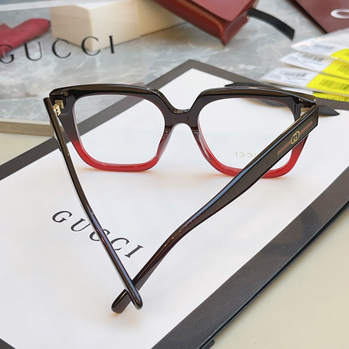 Gucci GUCC*】古*驰新款眼镜架 高版本--，MODEL：GG2102SA，SIZE:54口18-140 M