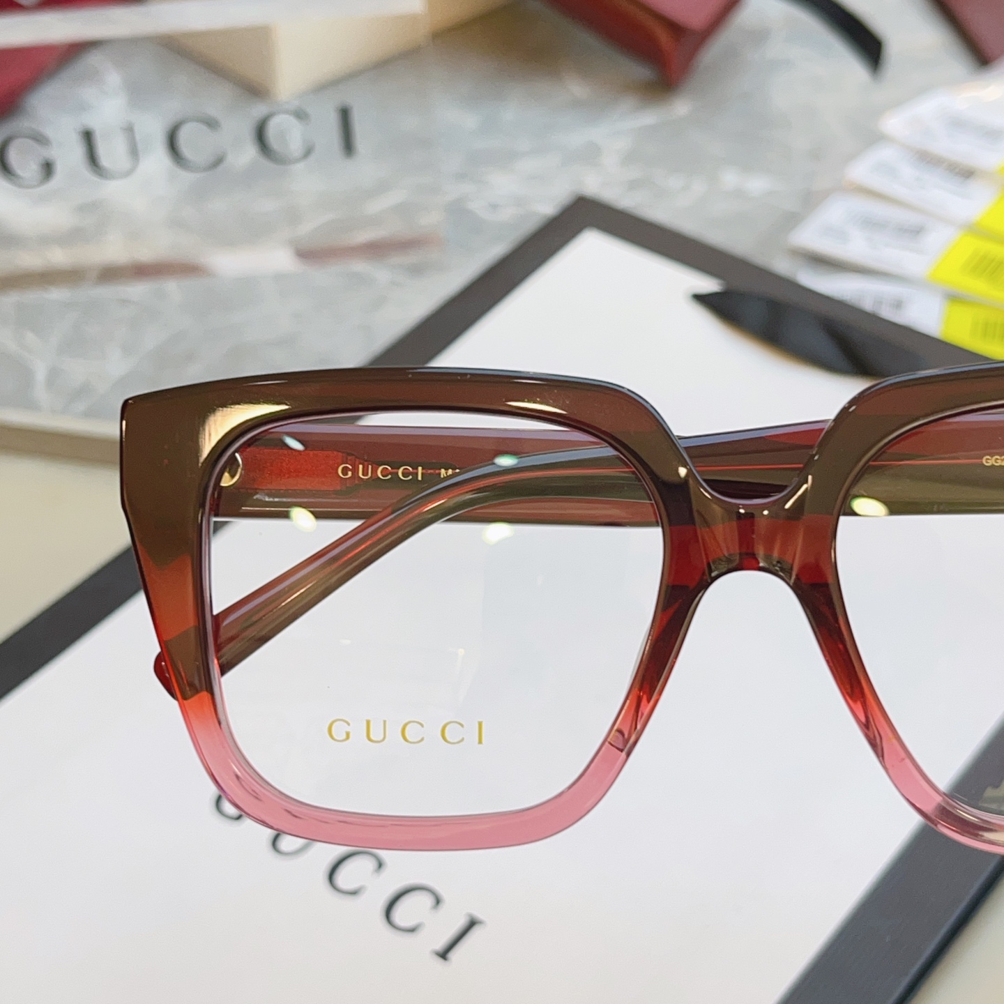 Gucci GUCC*】古*驰新款眼镜架 高版本--，MODEL：GG2102SA，SIZE:54口18-140 M