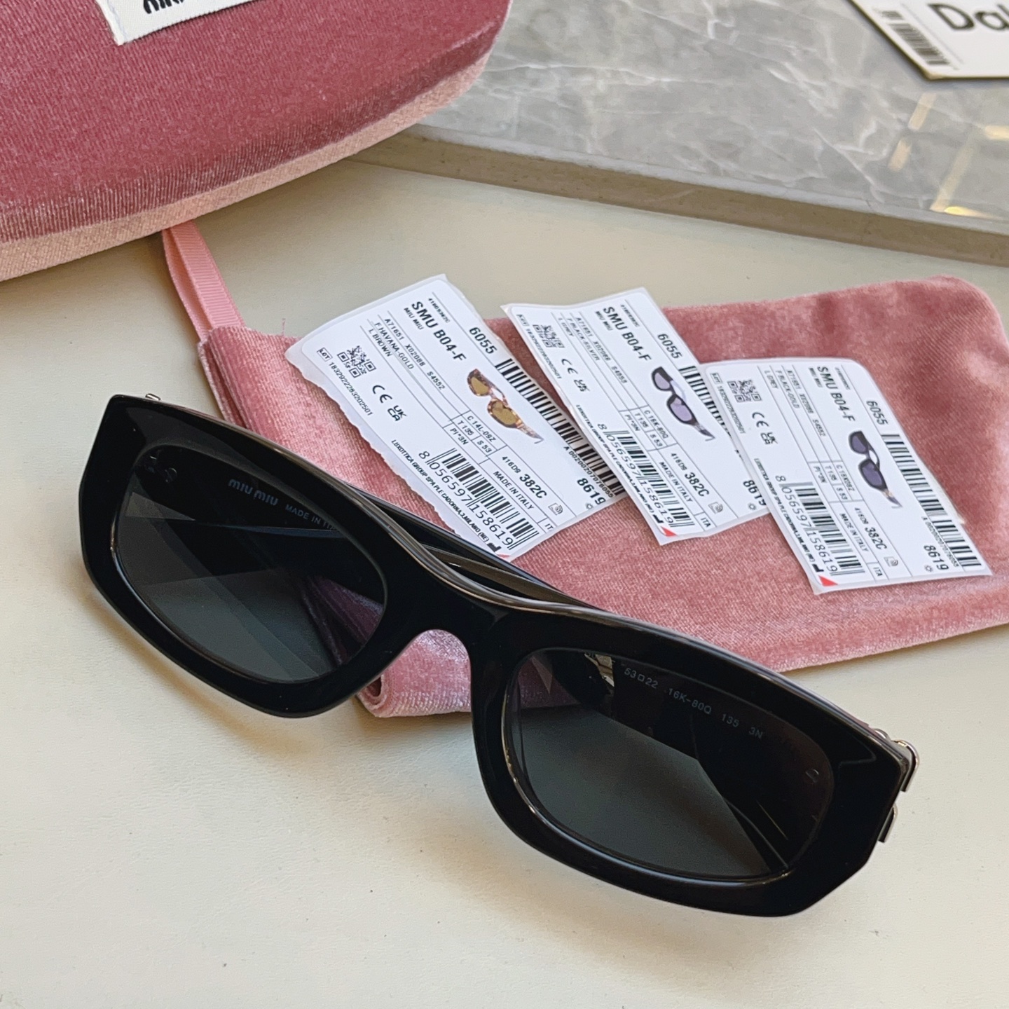 Miu Miu Miu Miu缪缪新款太阳镜 ，Mod:SMU B04-F，SIZE:53口22-135 高品质