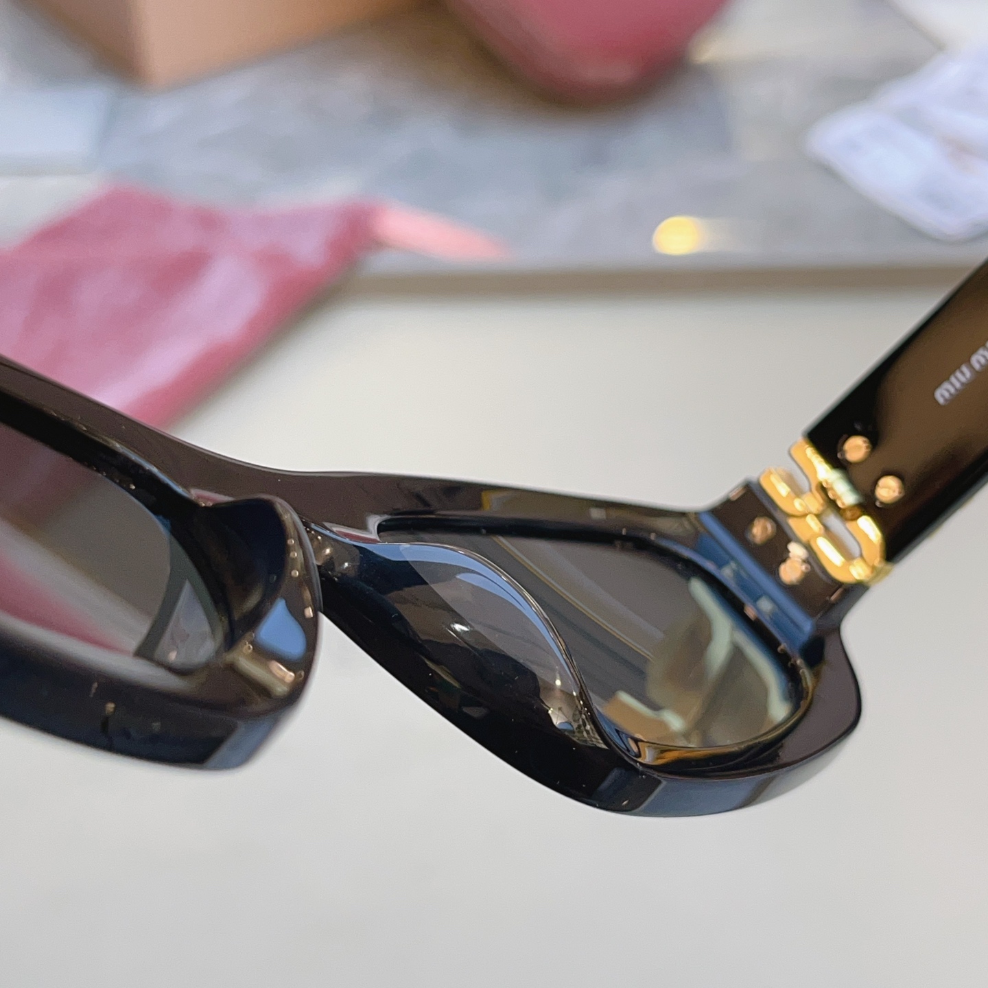 Miu Miu Miu Miu缪缪新款太阳镜 ，Mod:SMU B04-F，SIZE:53口22-135 高品质
